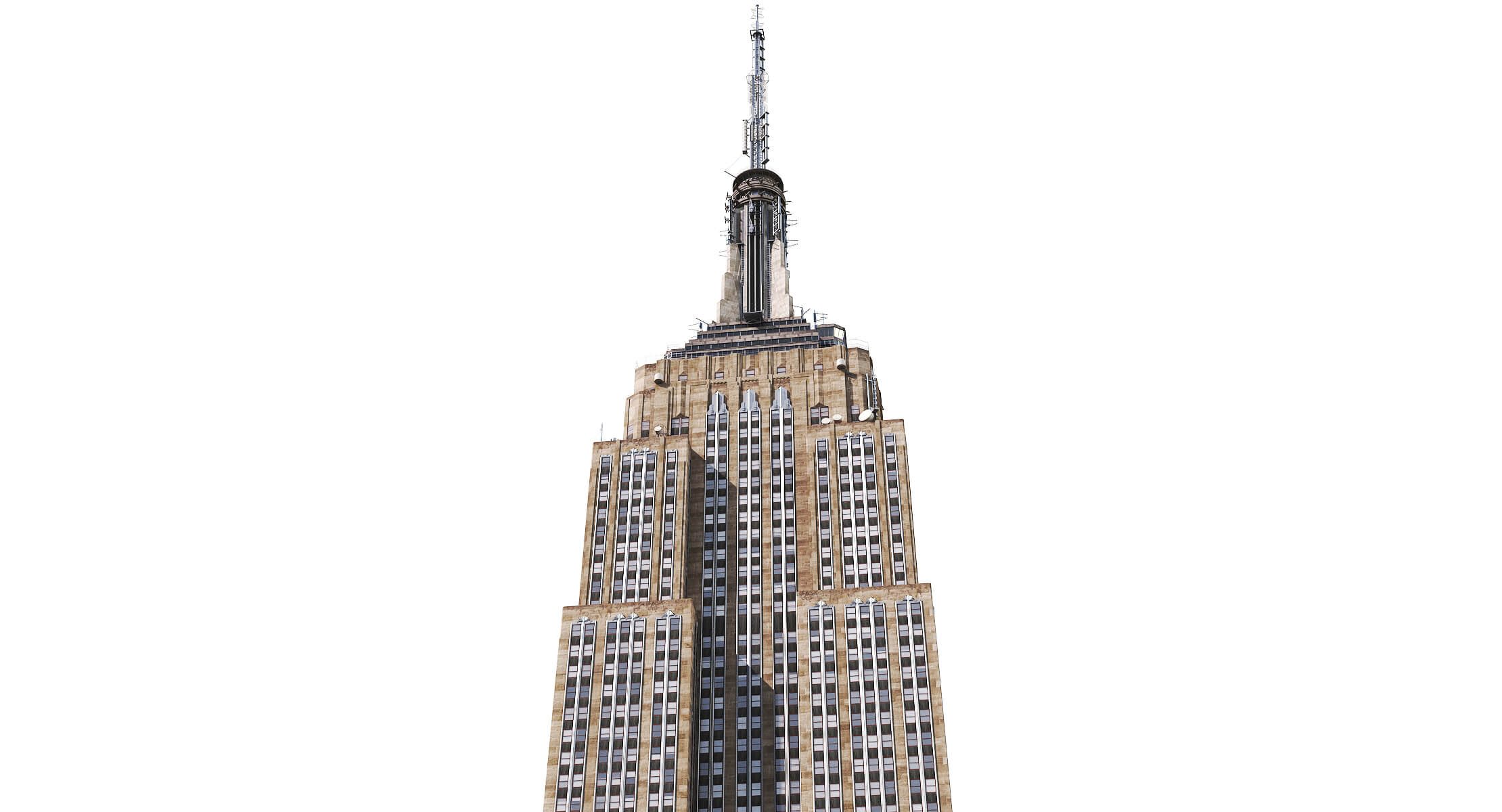 Empire State Building PBR 3D Model