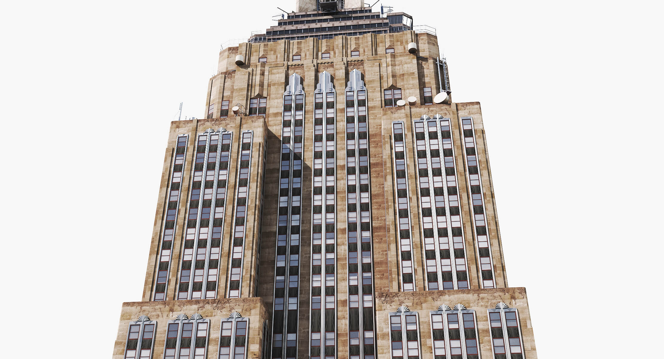 Empire State Building PBR 3D Model