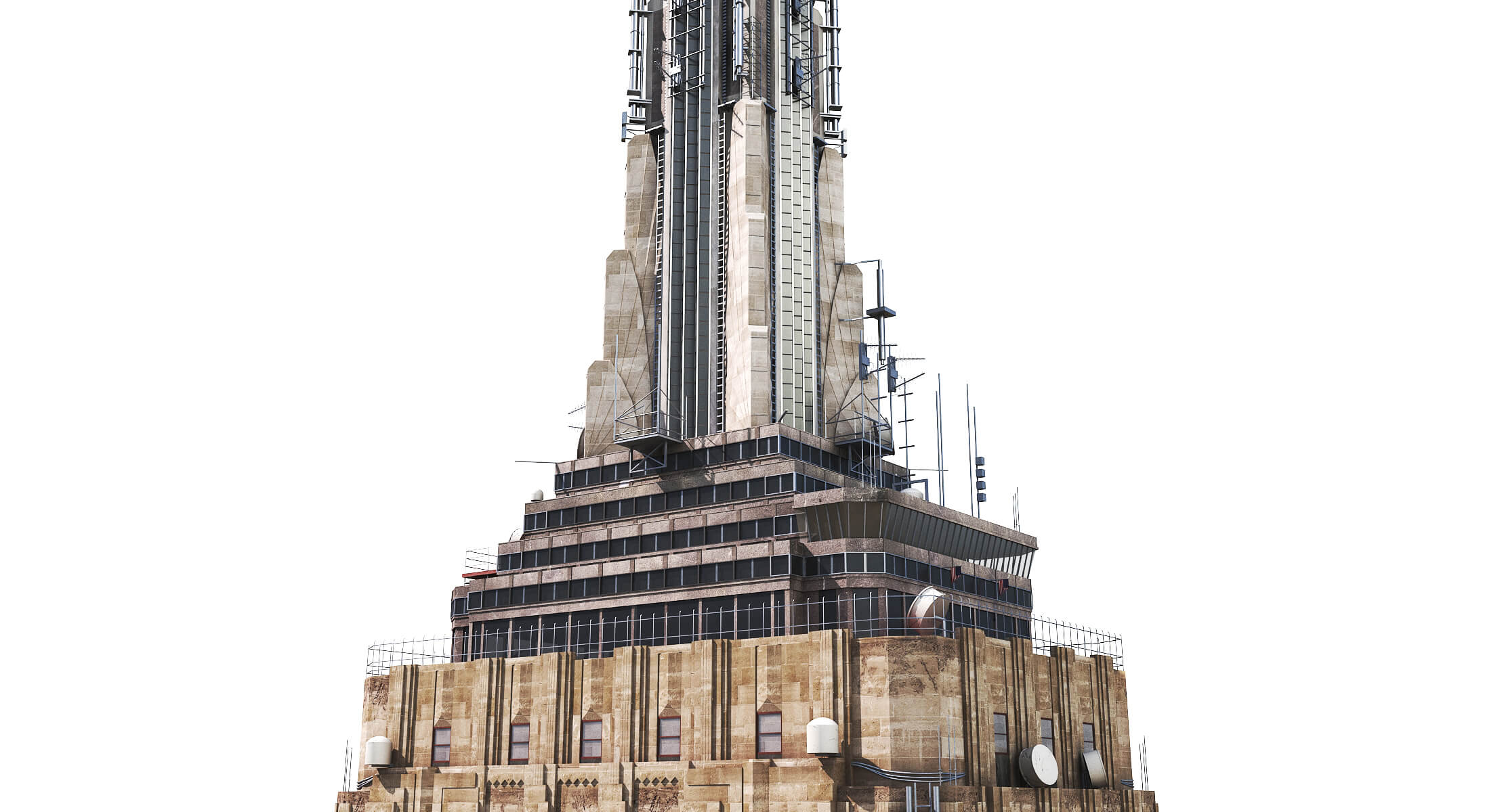 Empire State Building PBR 3D Model