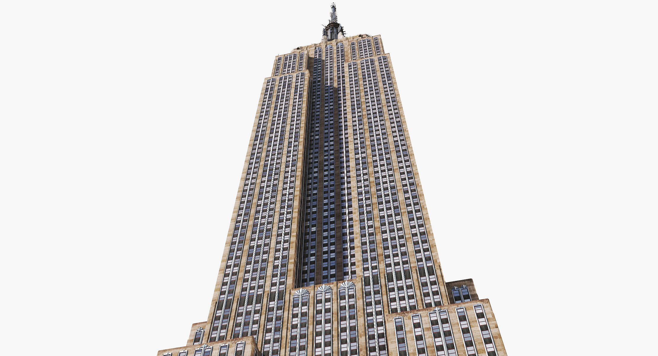 Empire State Building PBR 3D Model
