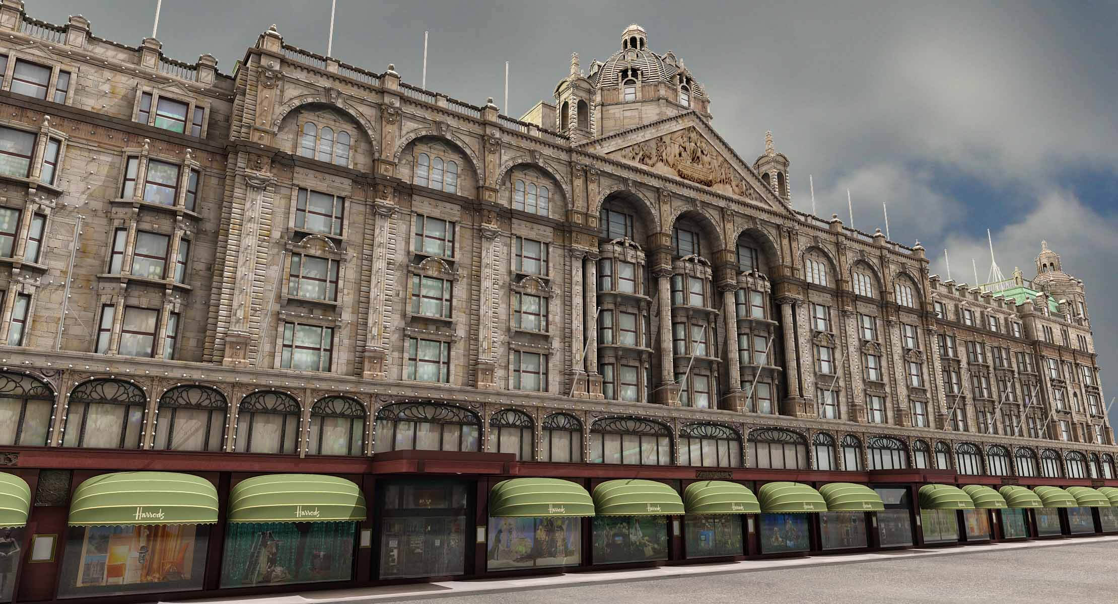 Harrods London 3D Model