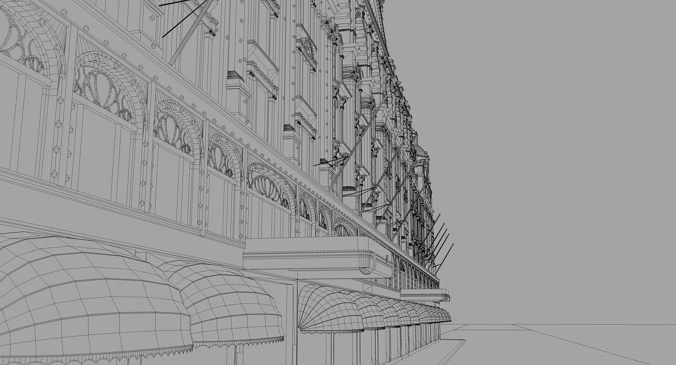 Harrods London 3D Model