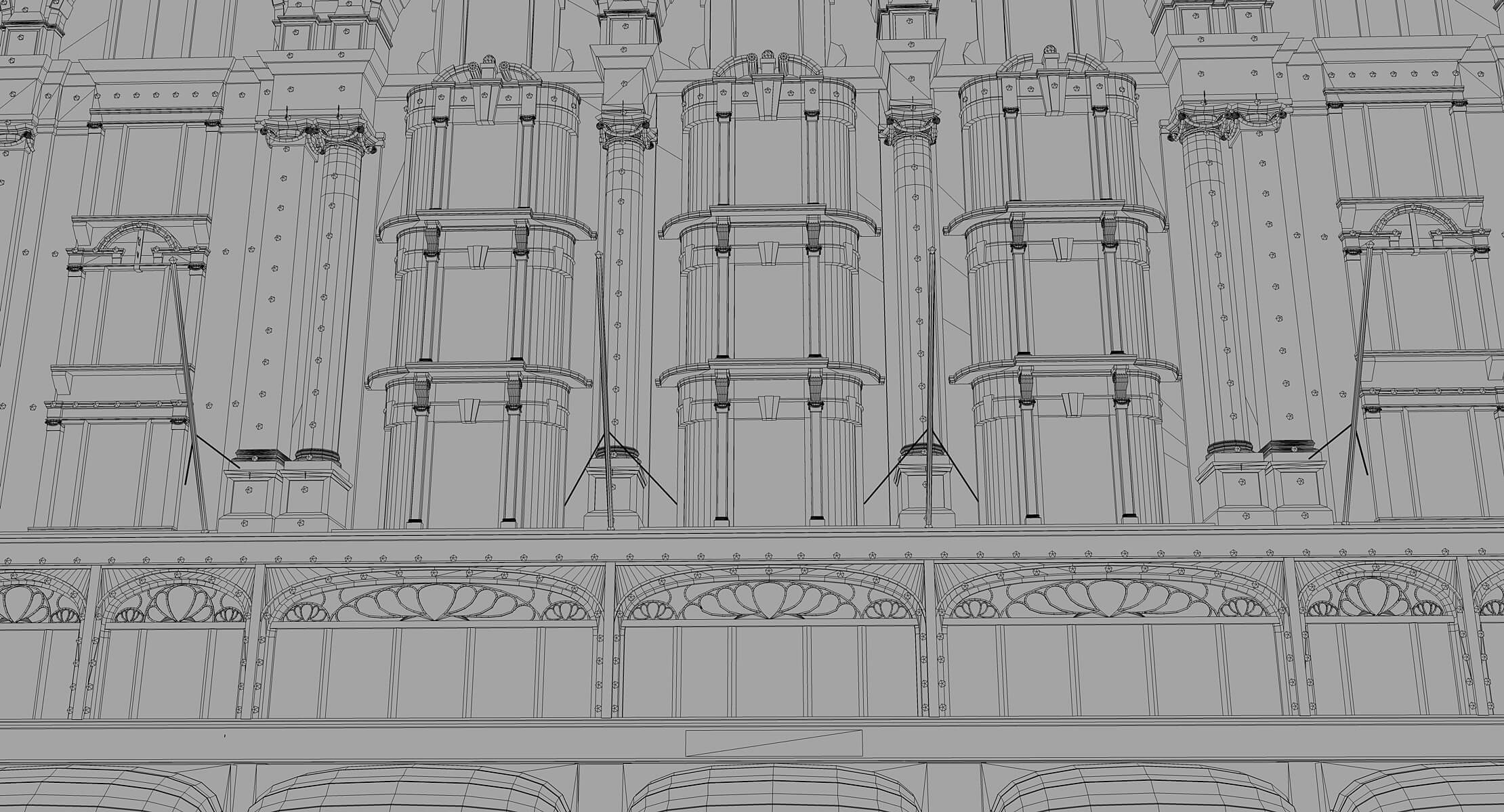 Harrods London 3D Model