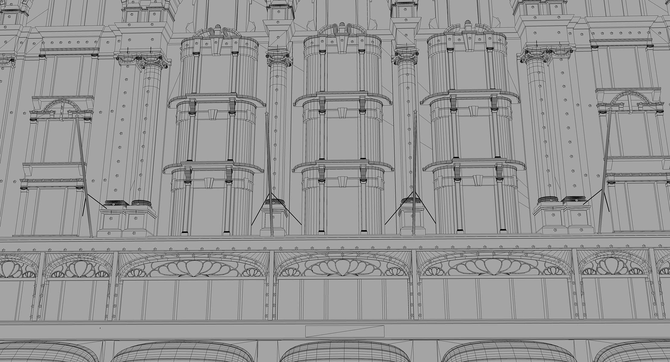 Harrods London 3D Model