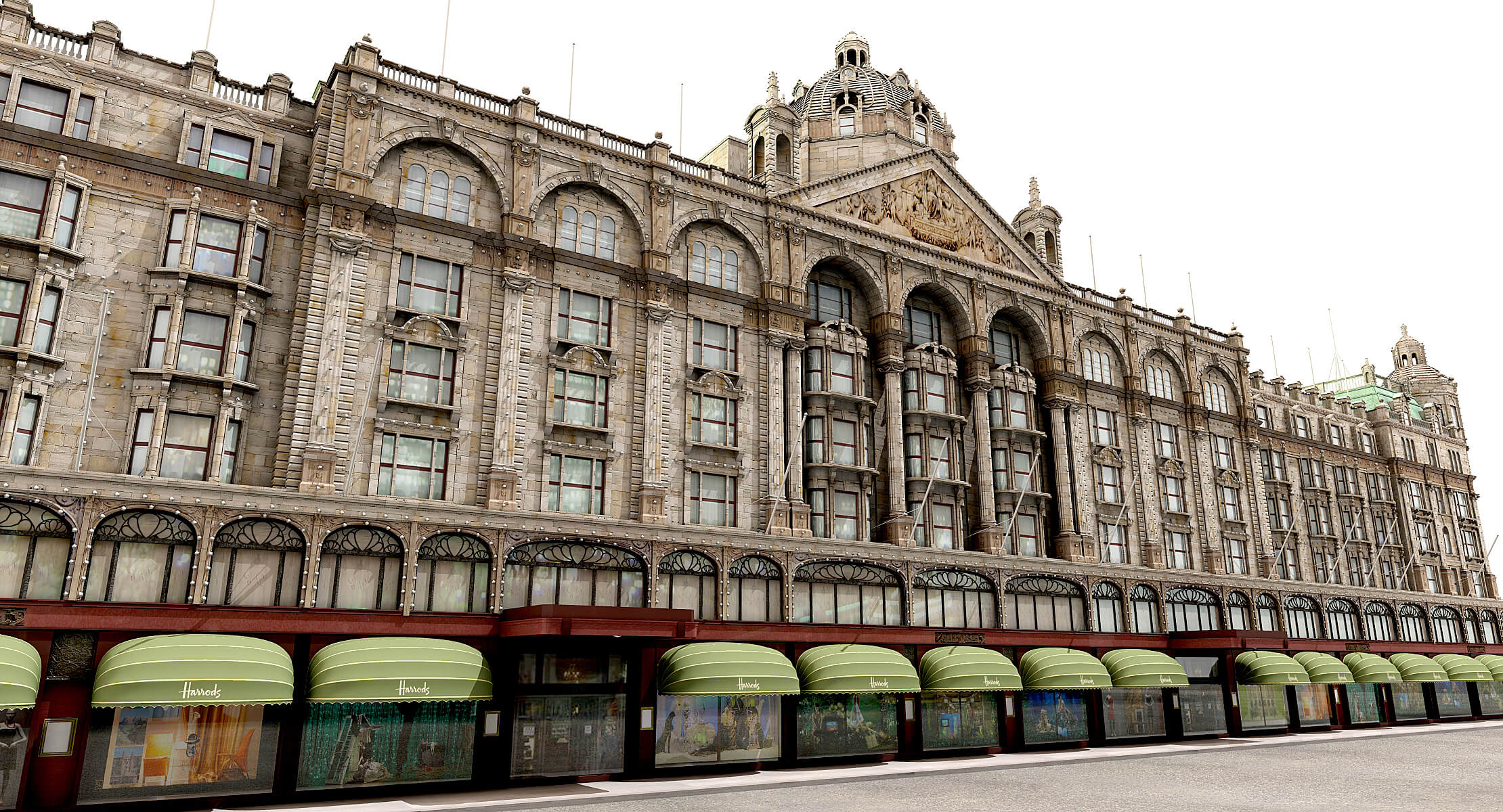 Harrods London 3D Model