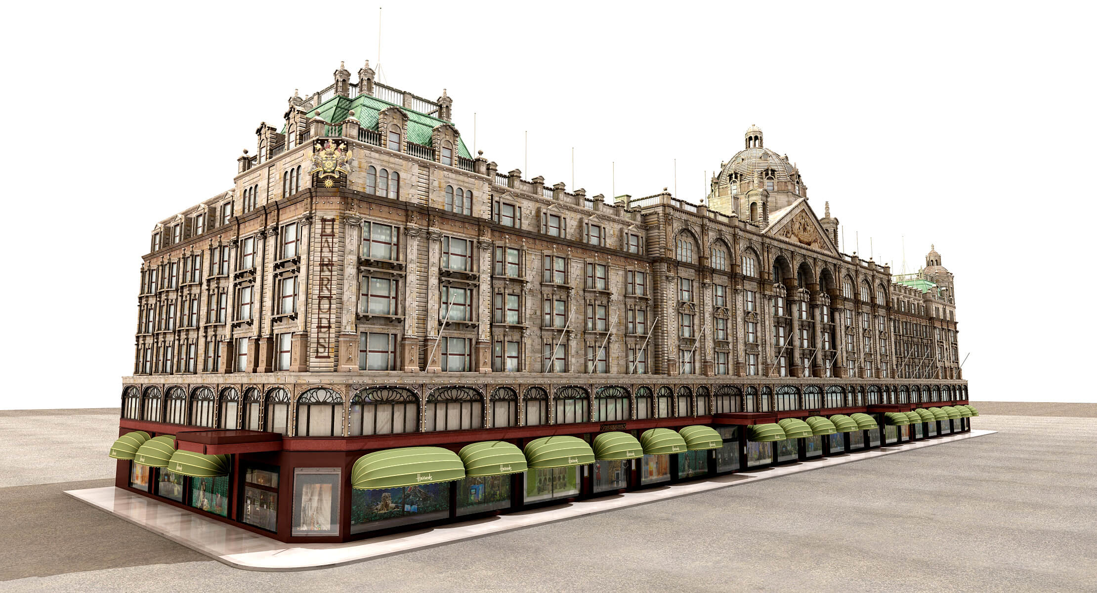 Harrods London 3D Model