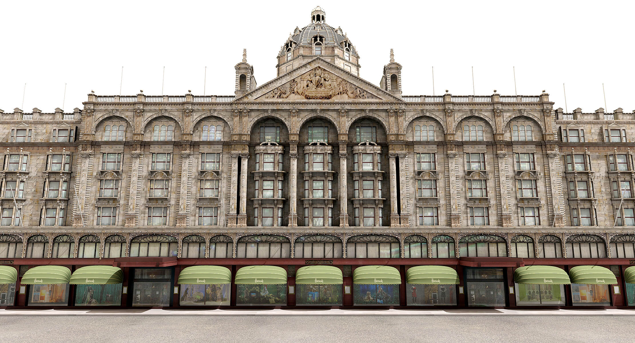 Harrods London 3D Model