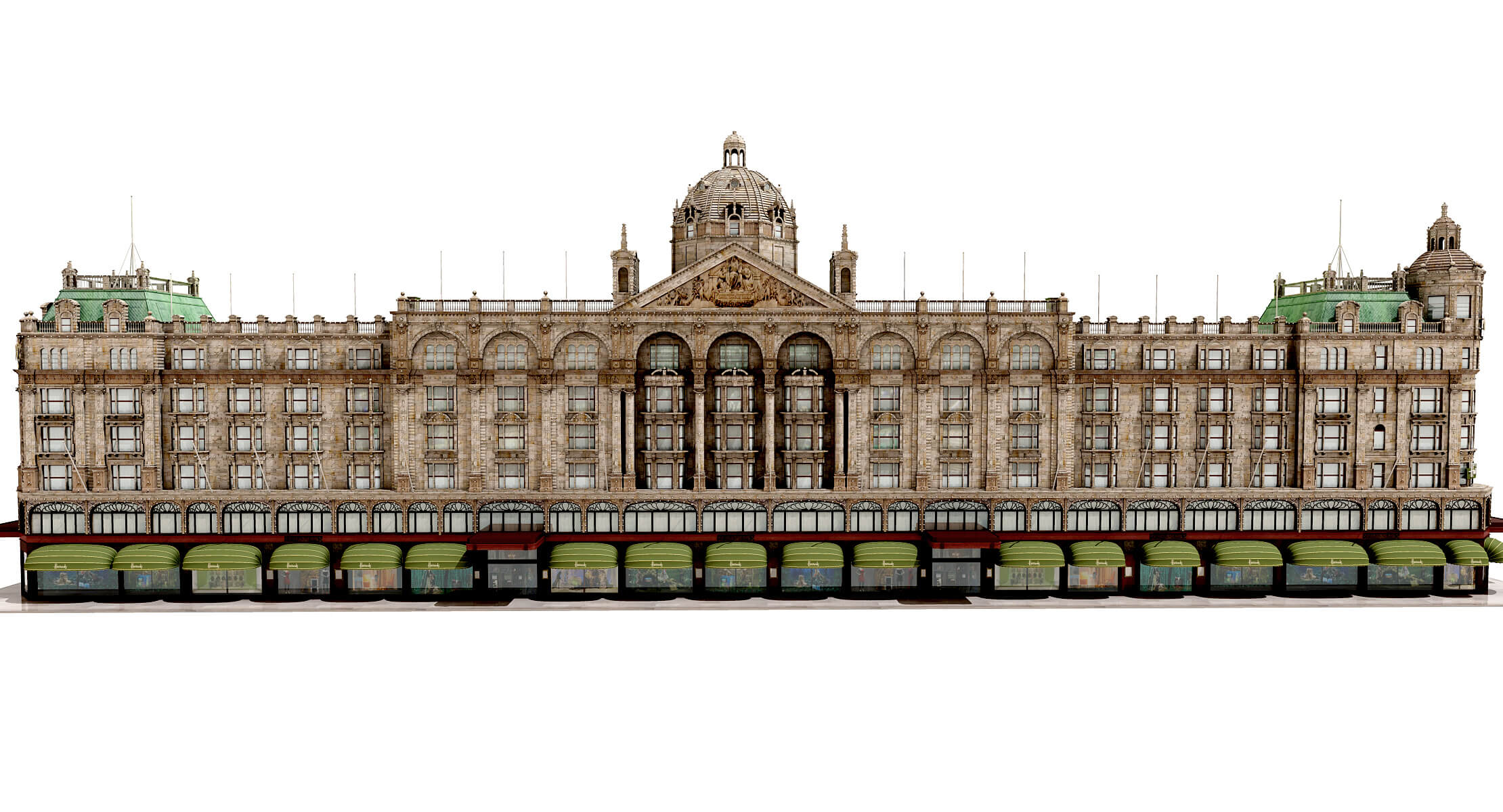Harrods London 3D Model