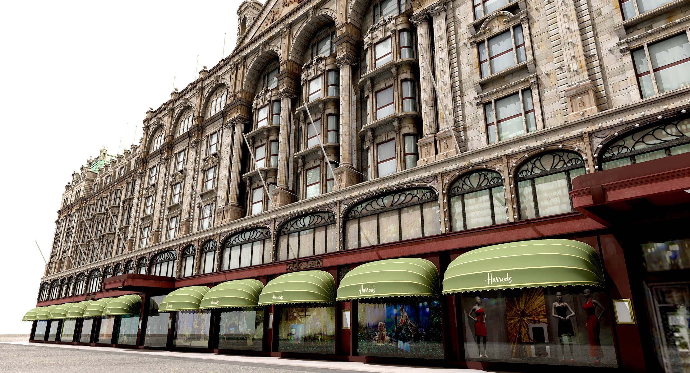 Harrods London 3D Model