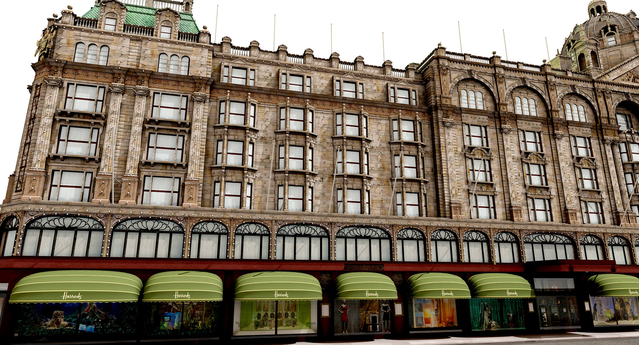 Harrods London 3D Model