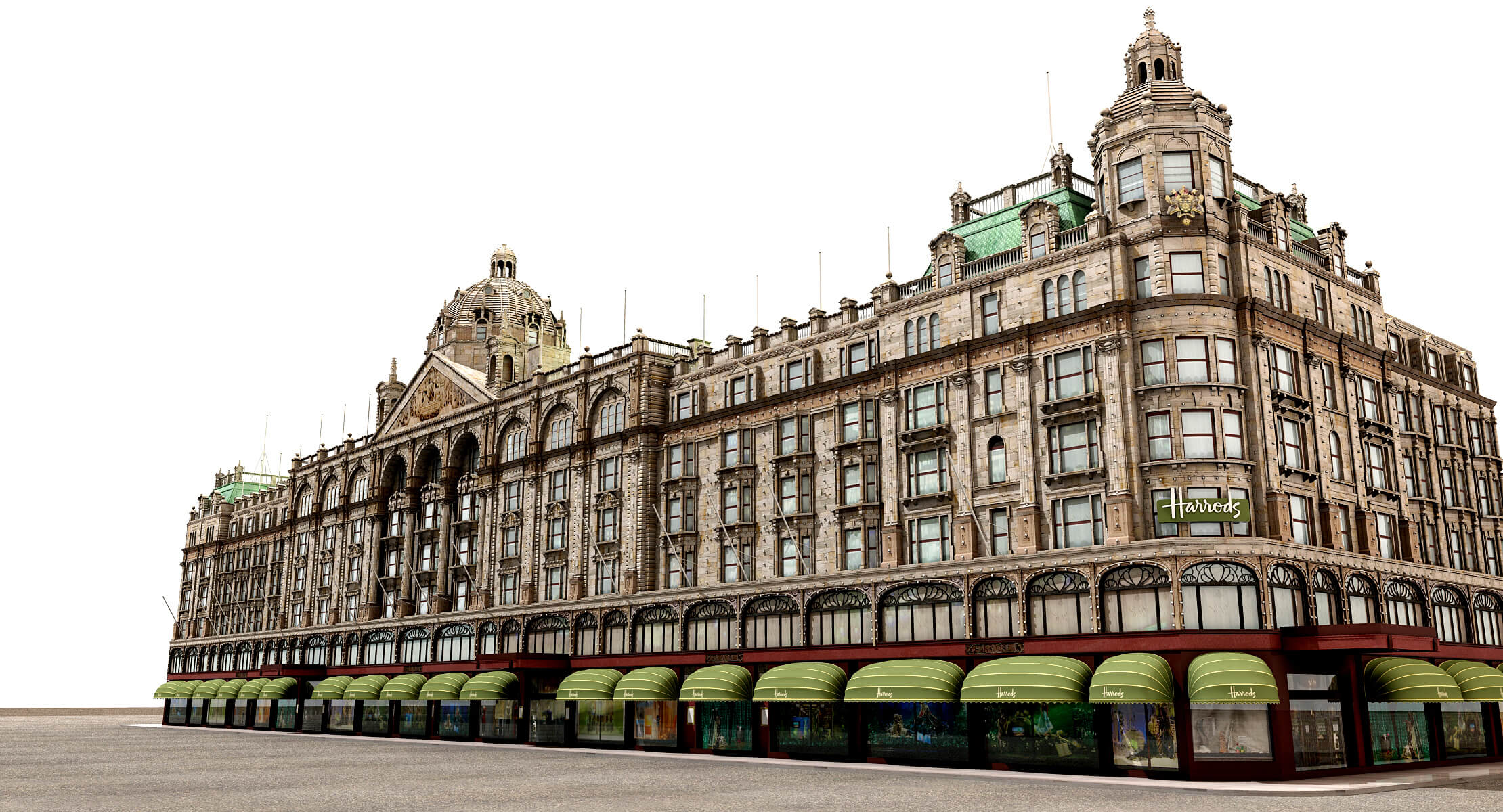 Harrods London 3D Model