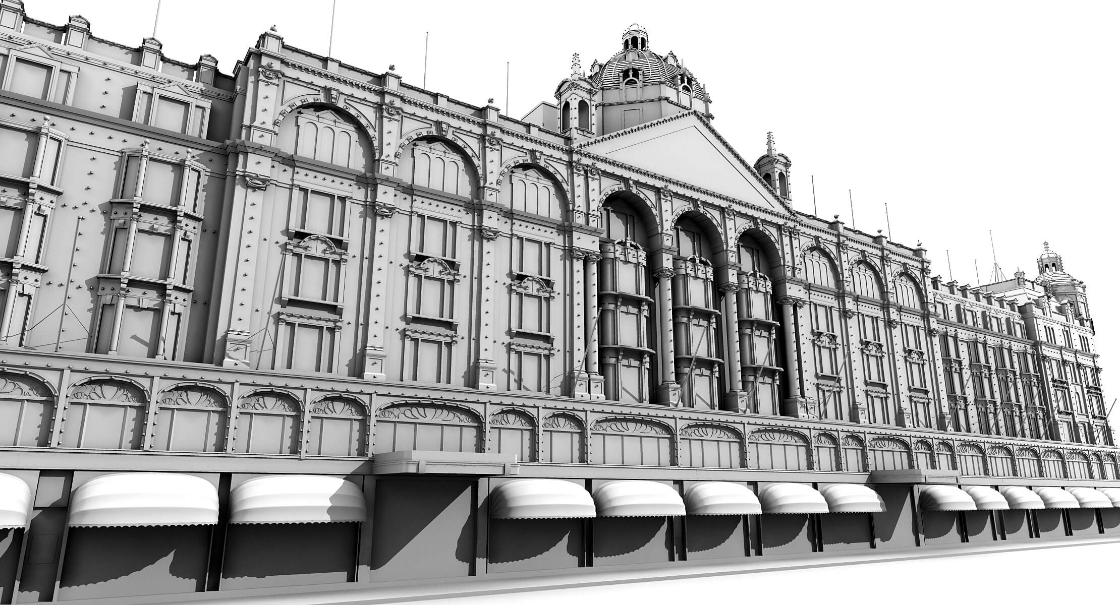 Harrods London 3D Model