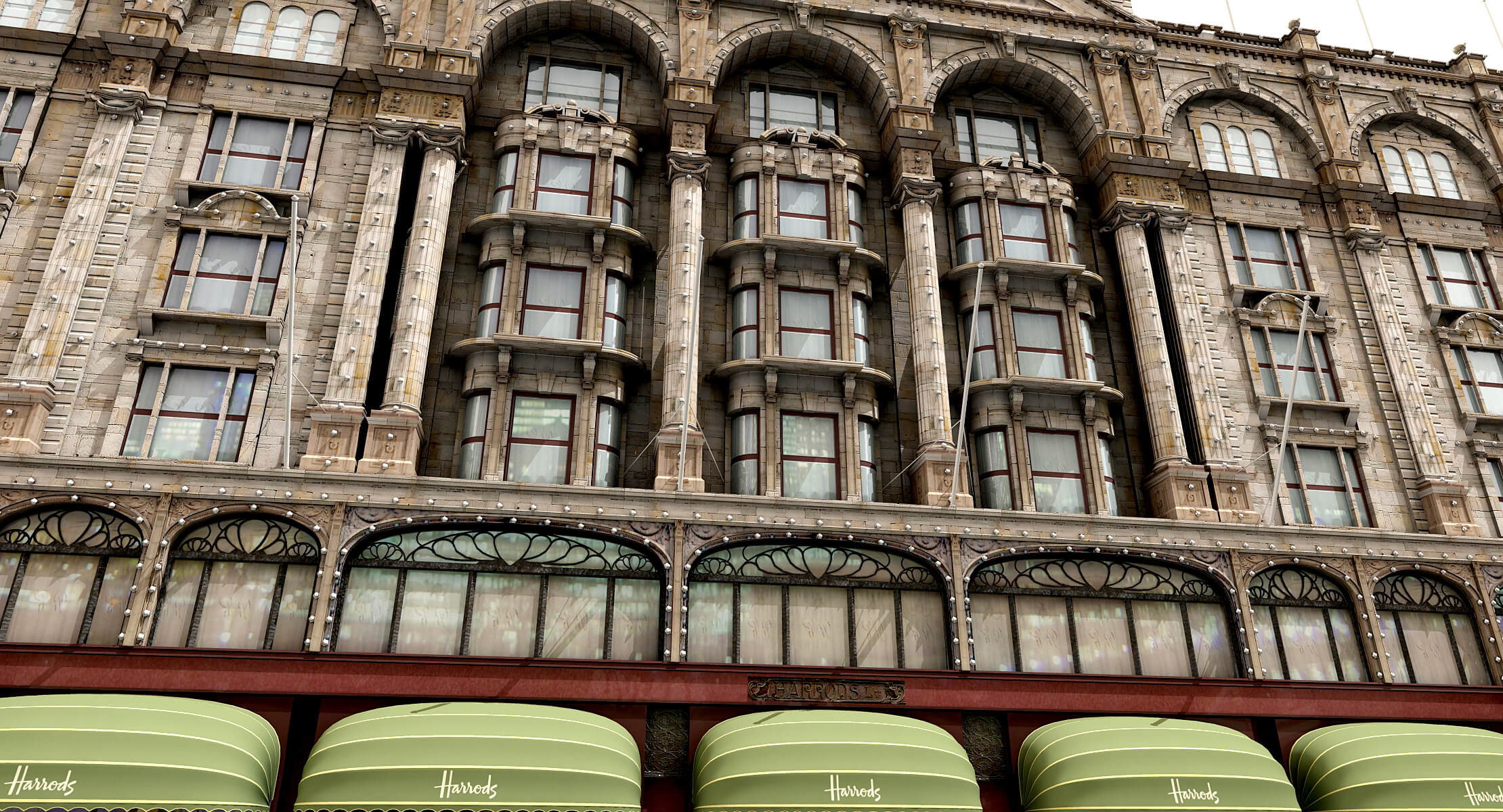 Harrods London 3D Model