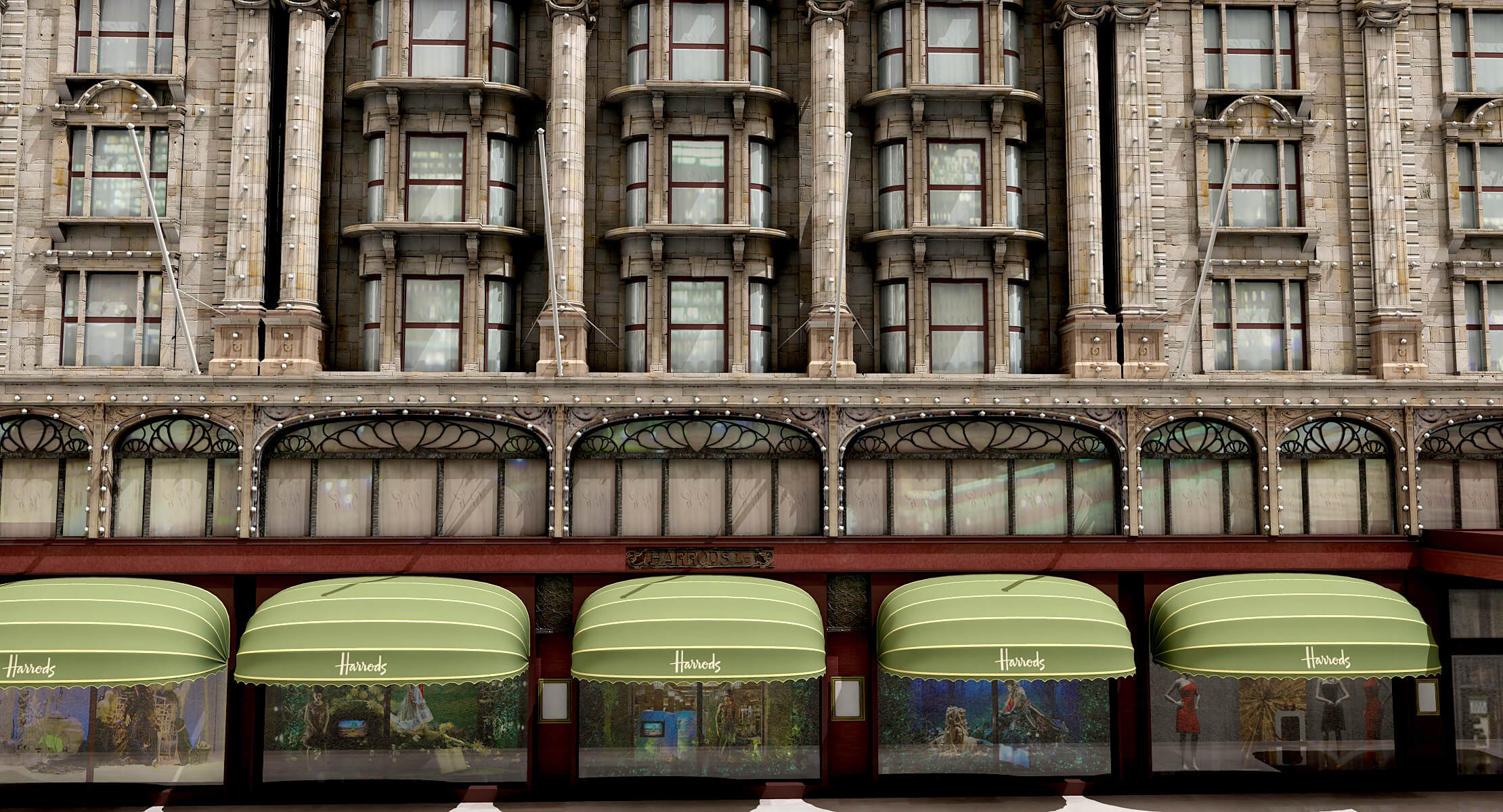 Harrods London 3D Model