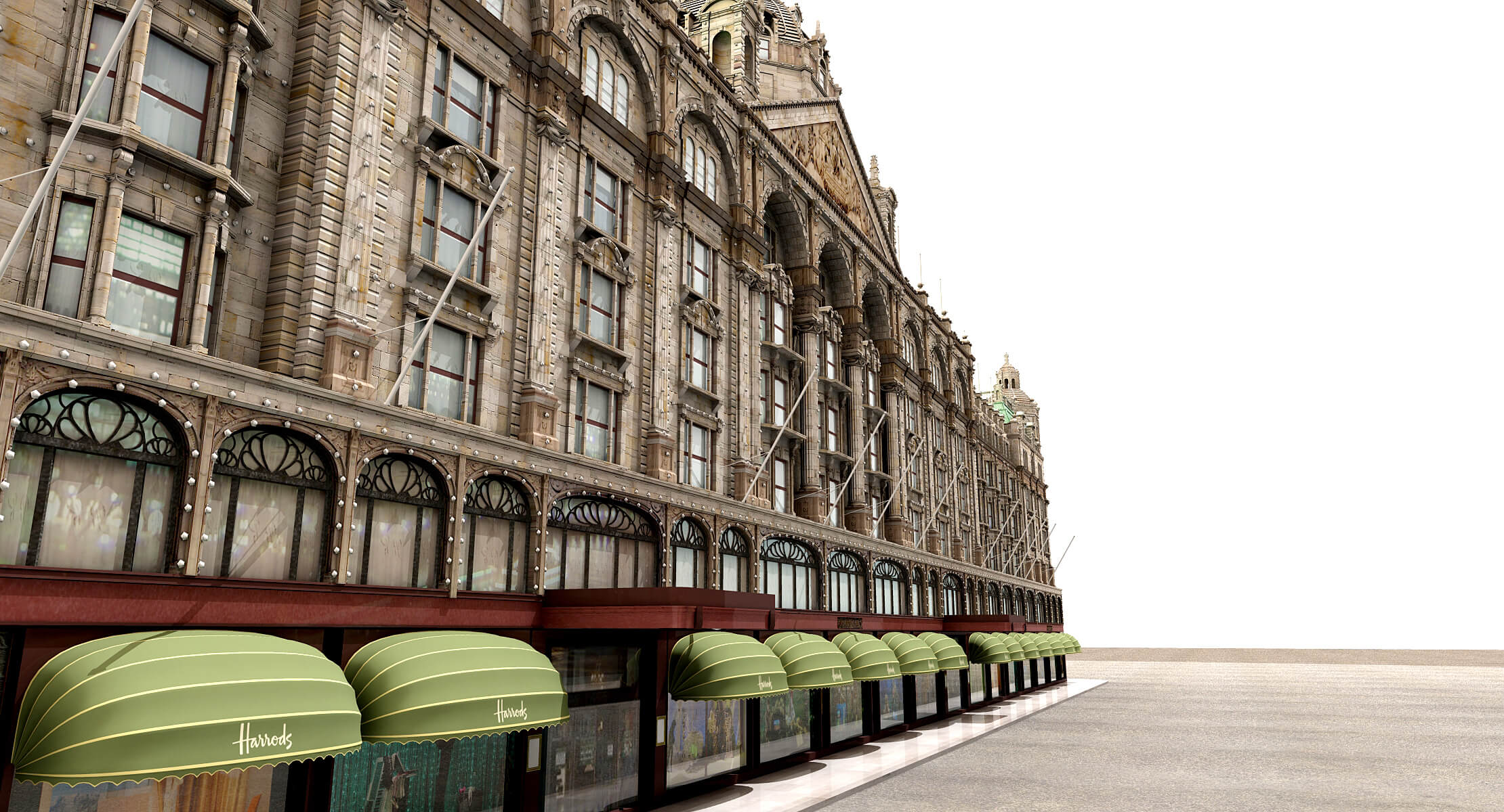 Harrods London 3D Model
