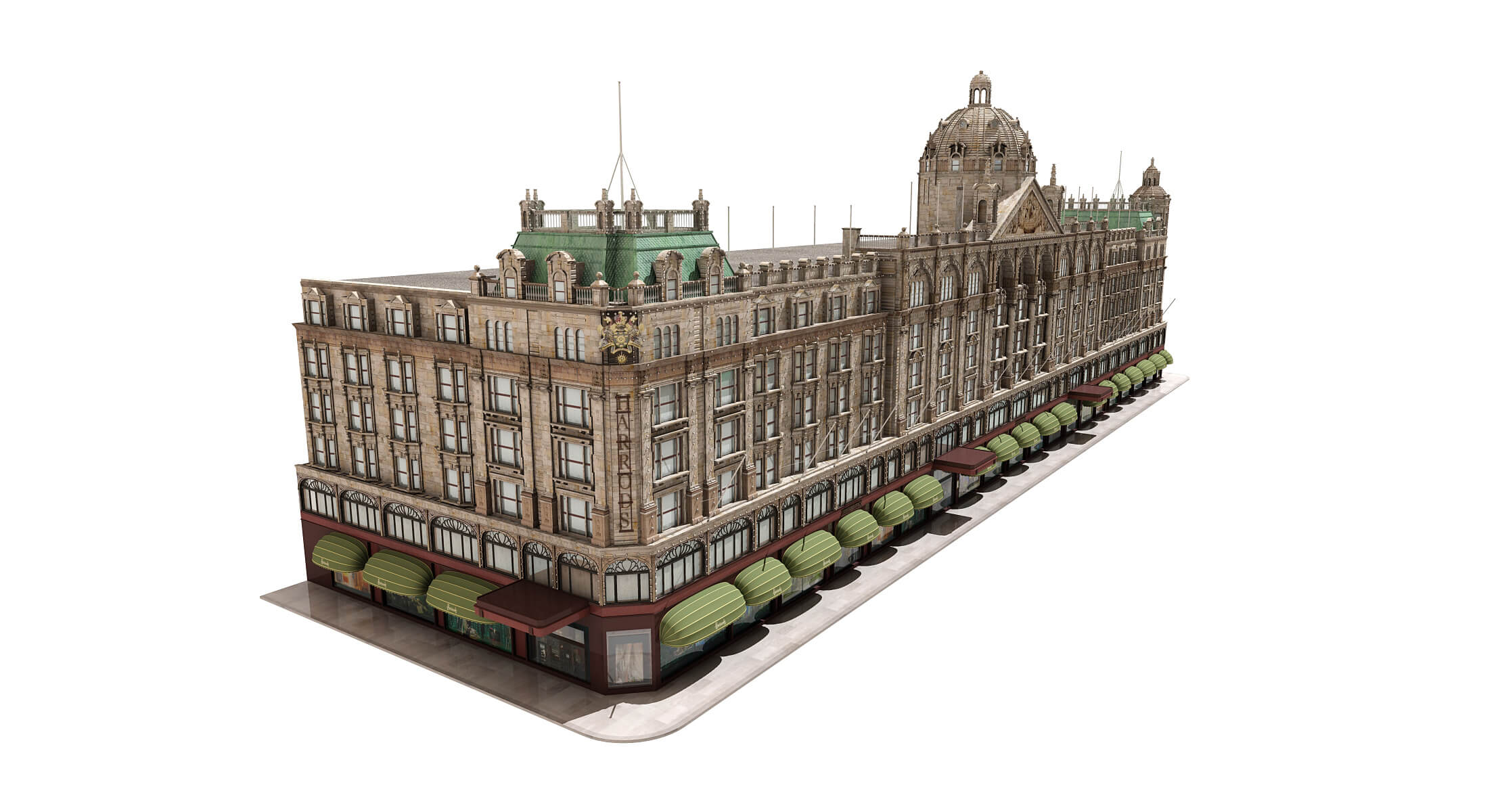 Harrods London 3D Model