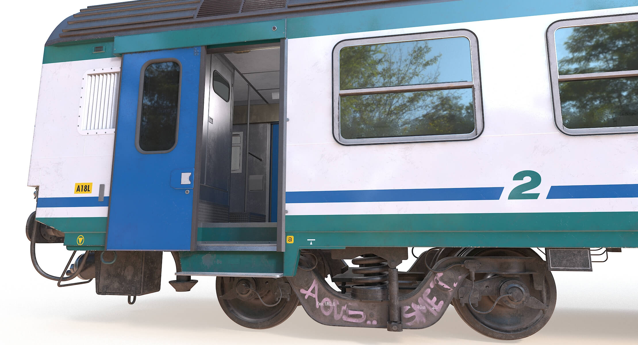 Train Carriage 3D Model