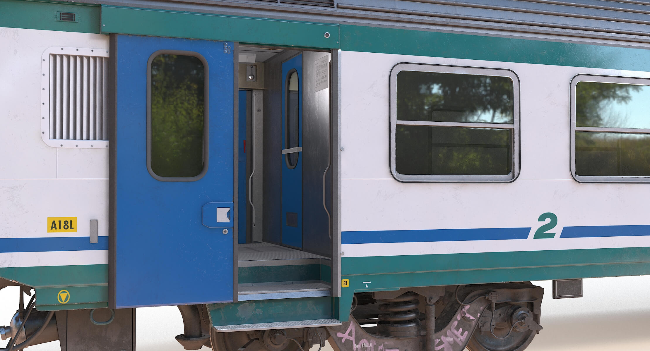 Train Carriage 3D Model