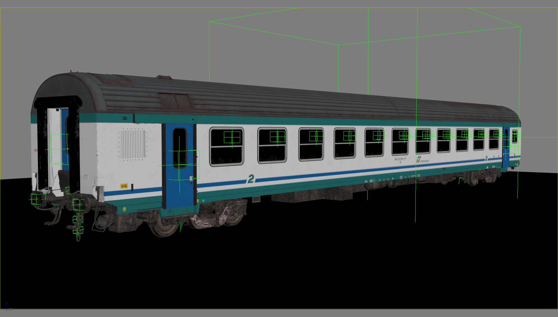 Train Carriage 3D Model