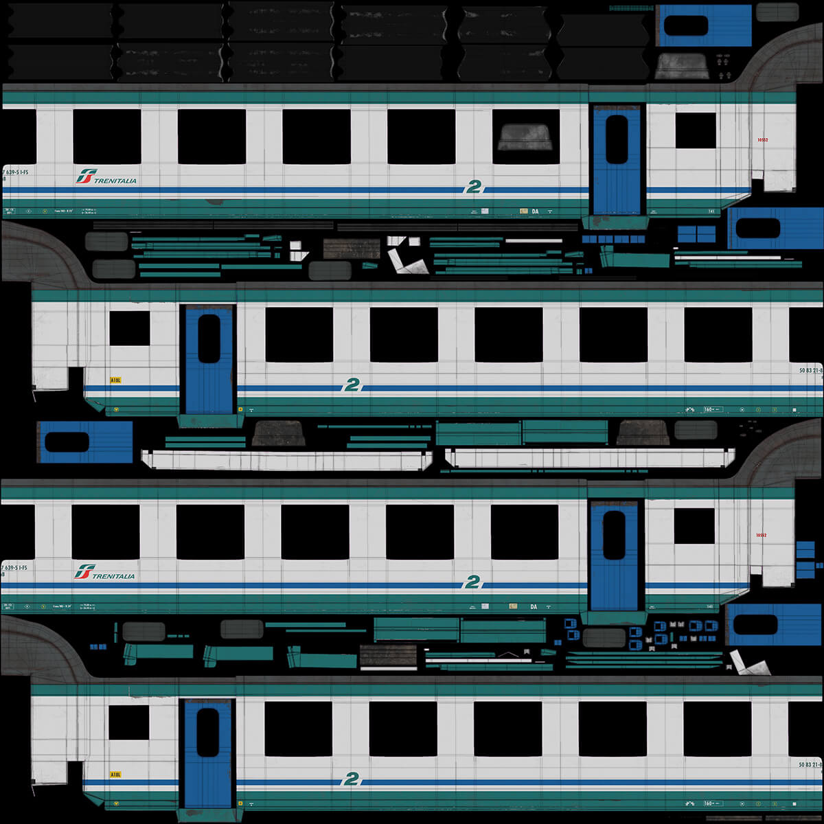 Train Carriage 3D Model