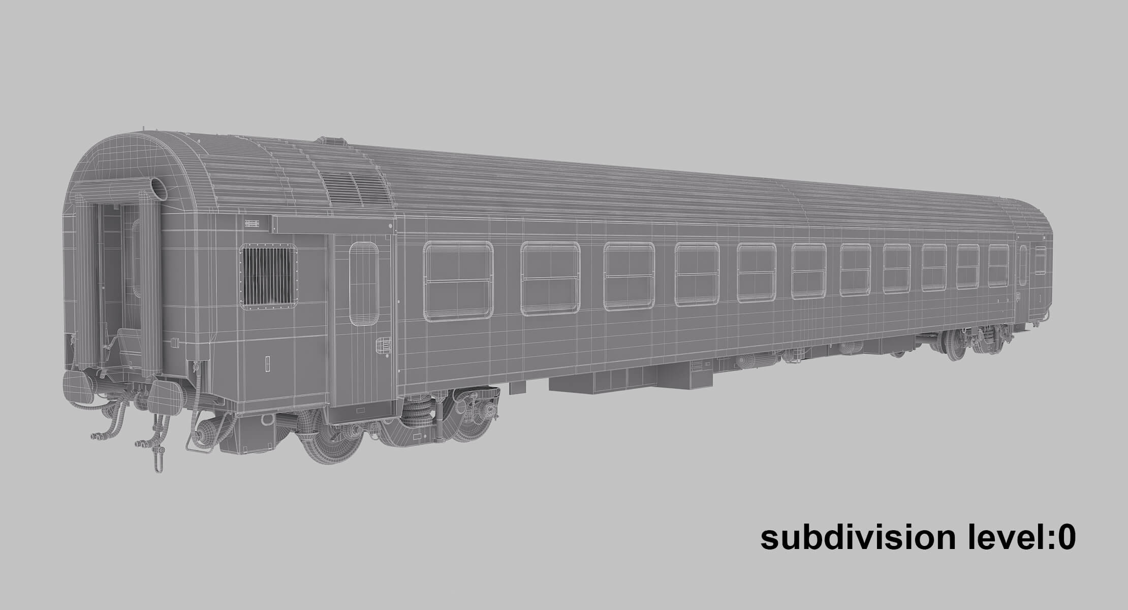 Train Carriage 3D Model