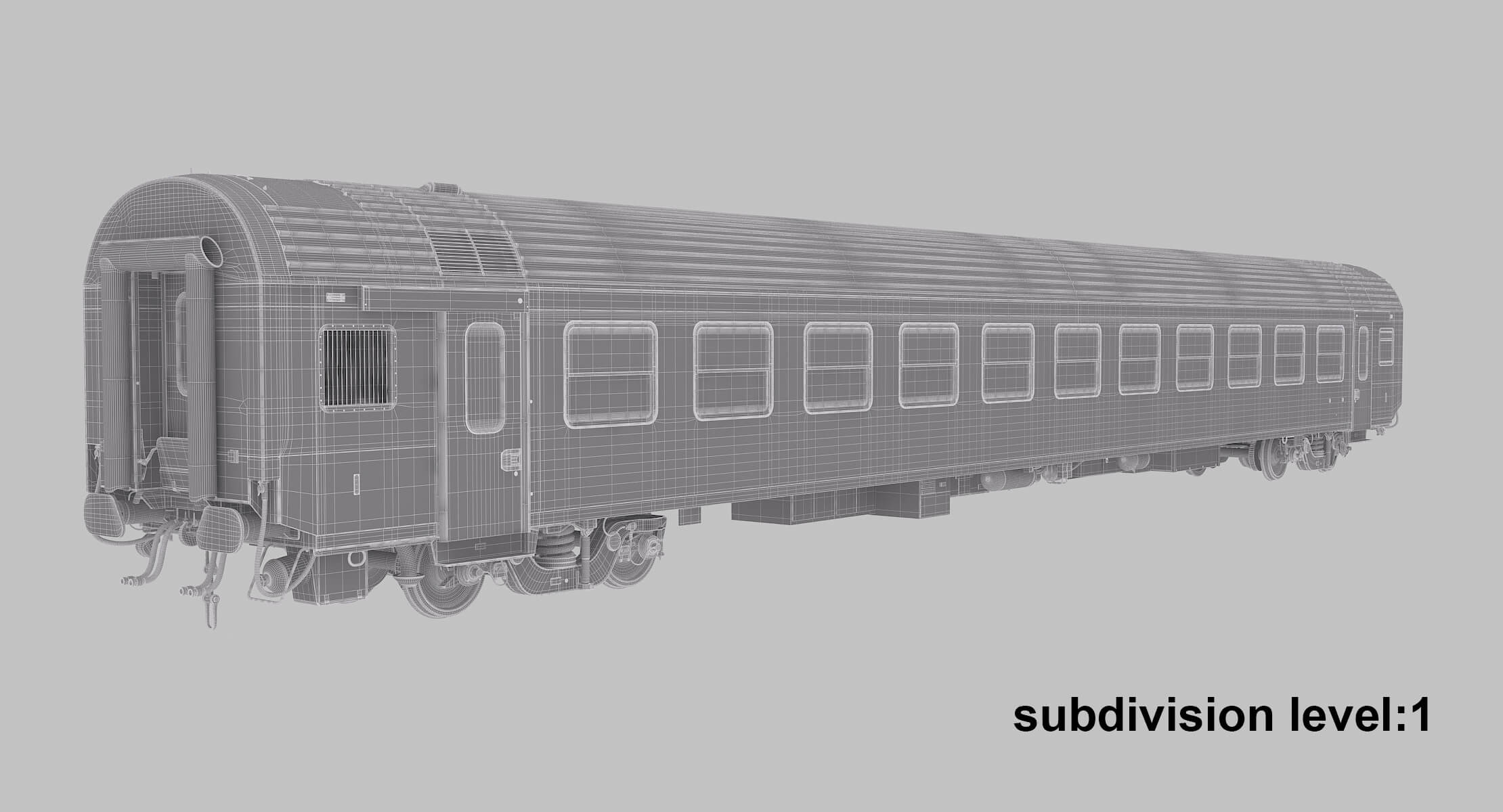 Train Carriage 3D Model