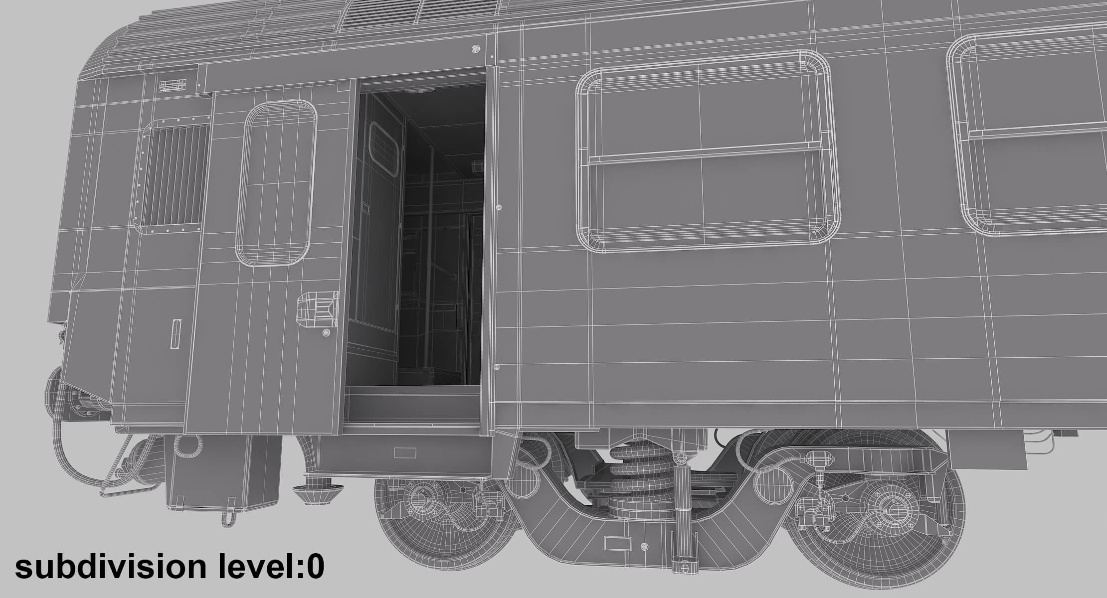 Train Carriage 3D Model