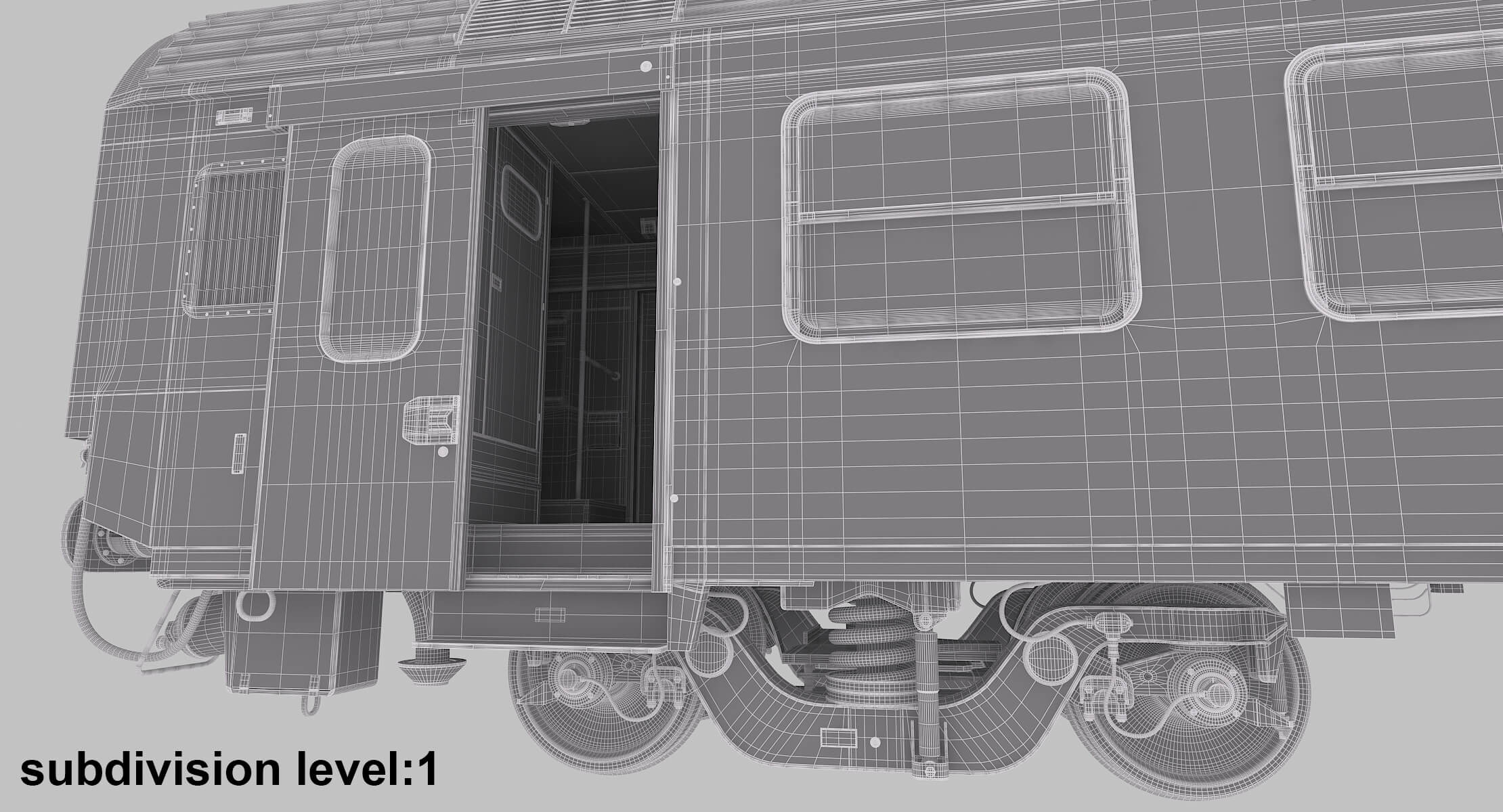 Train Carriage 3D Model