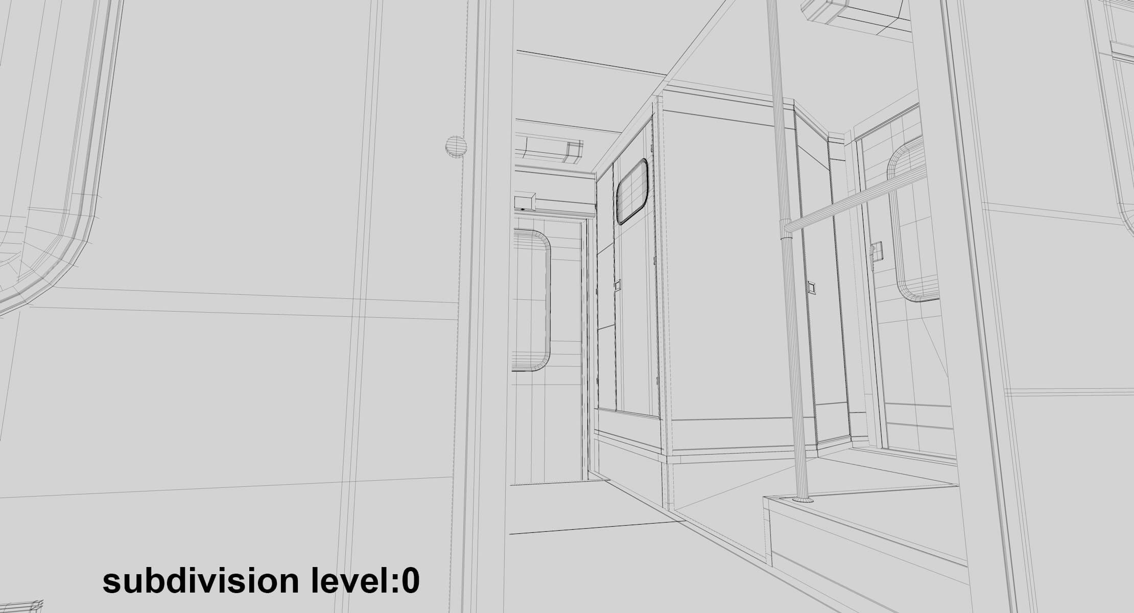 Train Carriage 3D Model