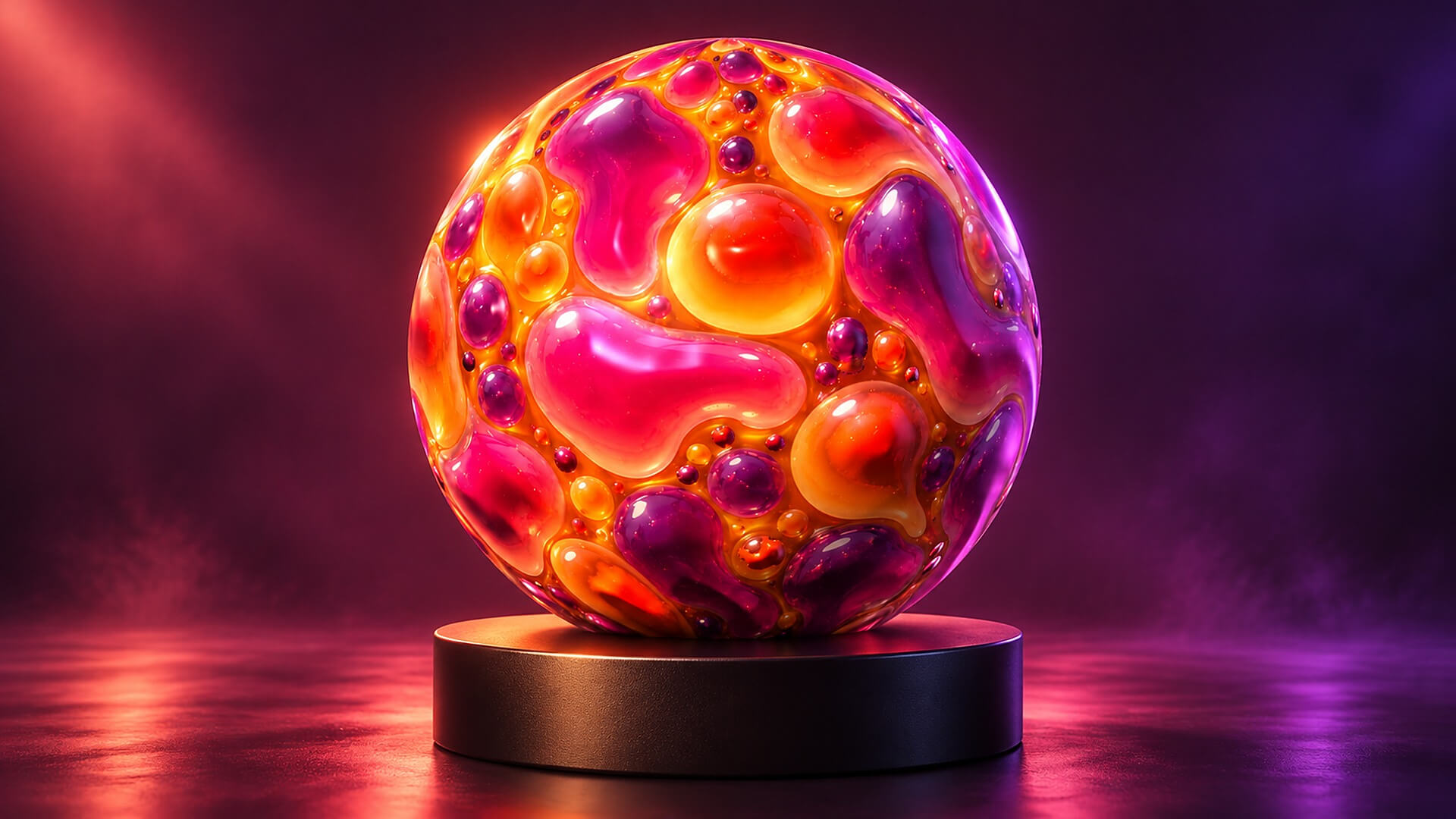 Lava Lamp Blobs - Free Stylised PBR Texture 3D Texture