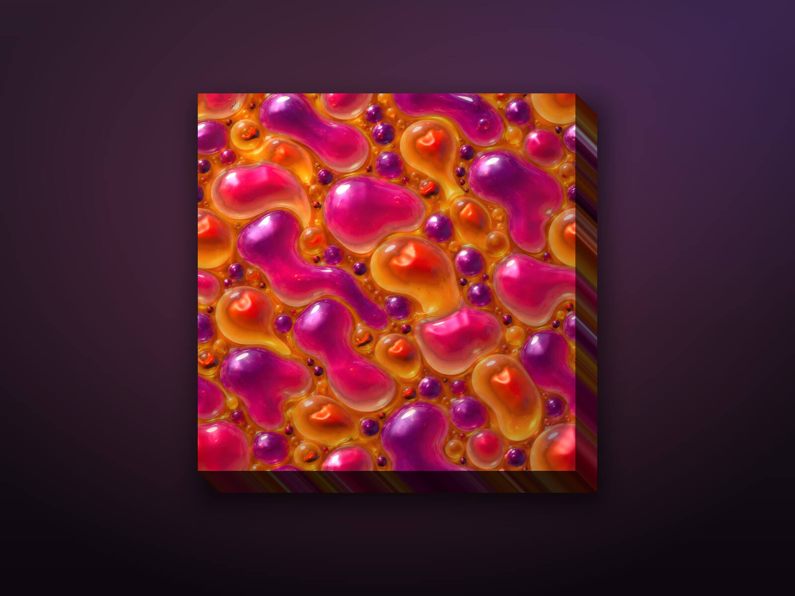 Lava Lamp Blobs - Free Stylised PBR Texture 3D Texture