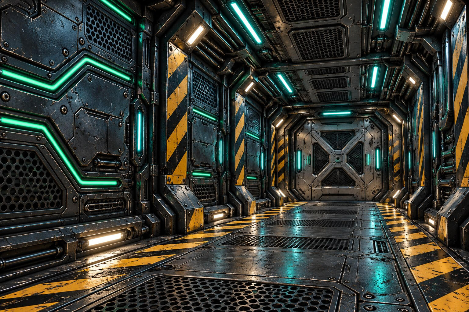 Sci-Fi Panels & Surfaces Texture Pack - 20 PBR Materials 3D Texture