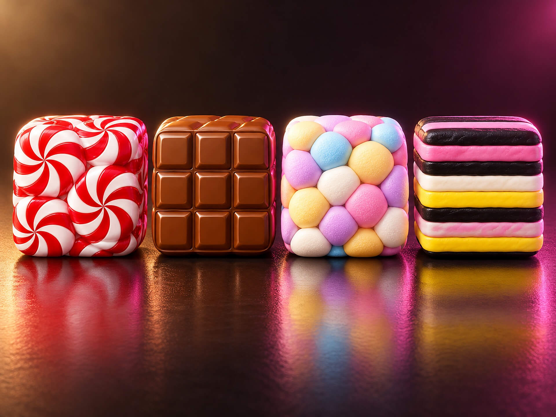 Sweet Shop Surfaces Texture Pack - 10 Stylised PBR 3D Texture