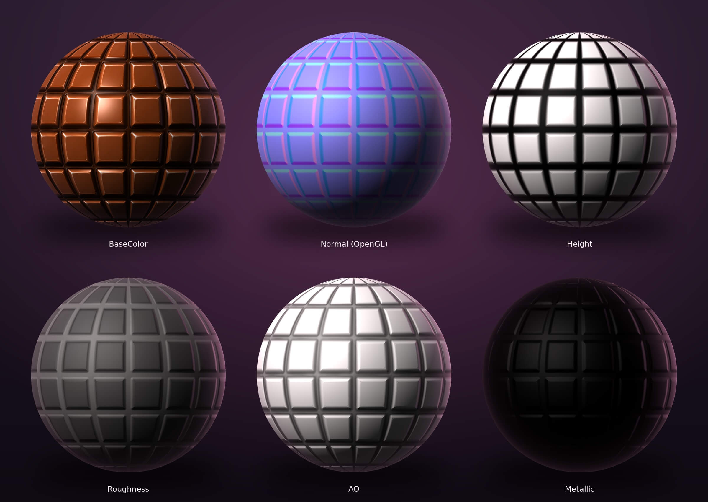 Sweet Shop Surfaces Texture Pack - 10 Stylised PBR 3D Texture