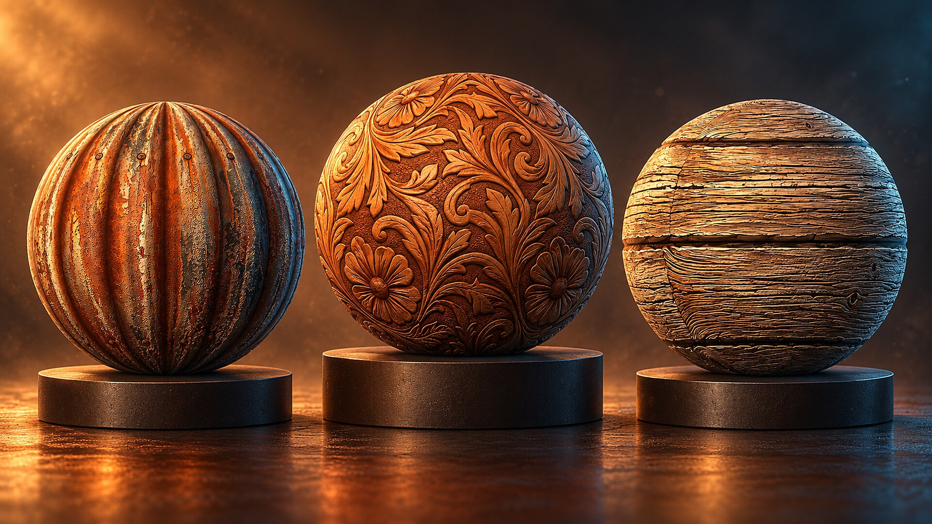 Wild West Frontier Town - 10 Stylised PBR Textures 3D Texture