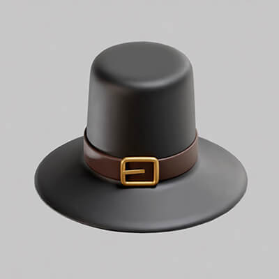 Pilgrim Hat Man Cap
