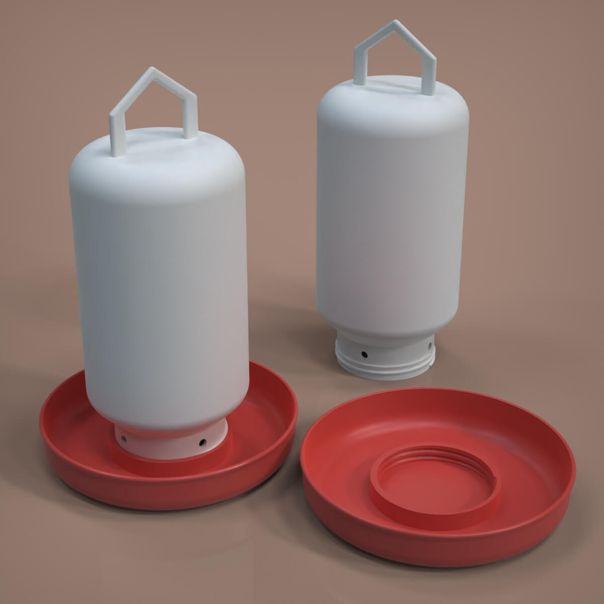 Automatic Bird Waterer 3D Model