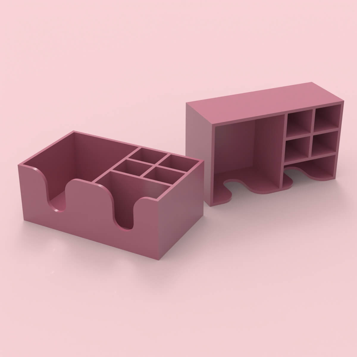 Holder for Cutlery and Napkin 3D Model