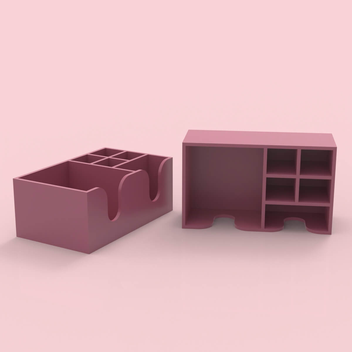 Holder for Cutlery and Napkin 3D Model