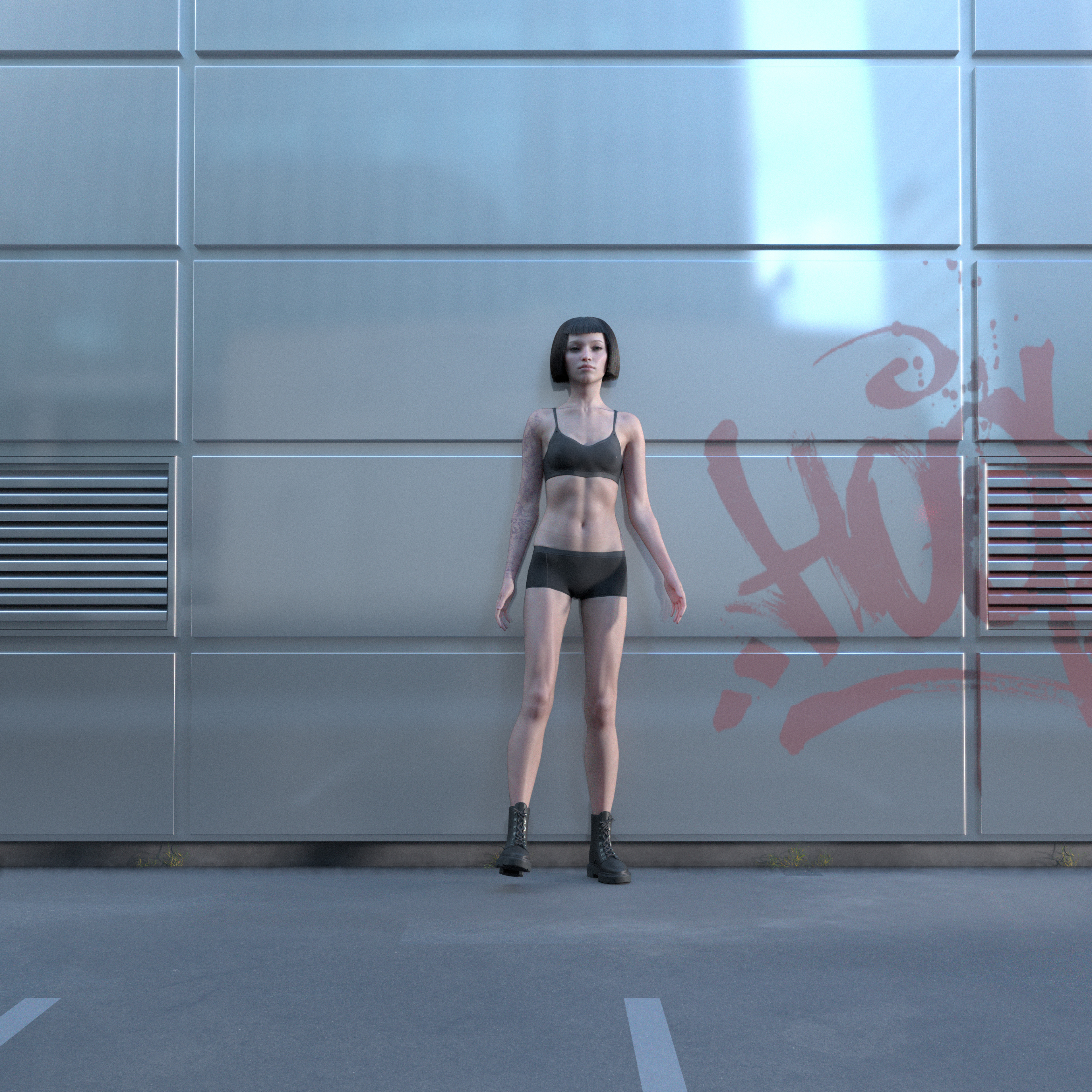 Princesse Berlin 3D Render, Digital Artwork by gagorderRH