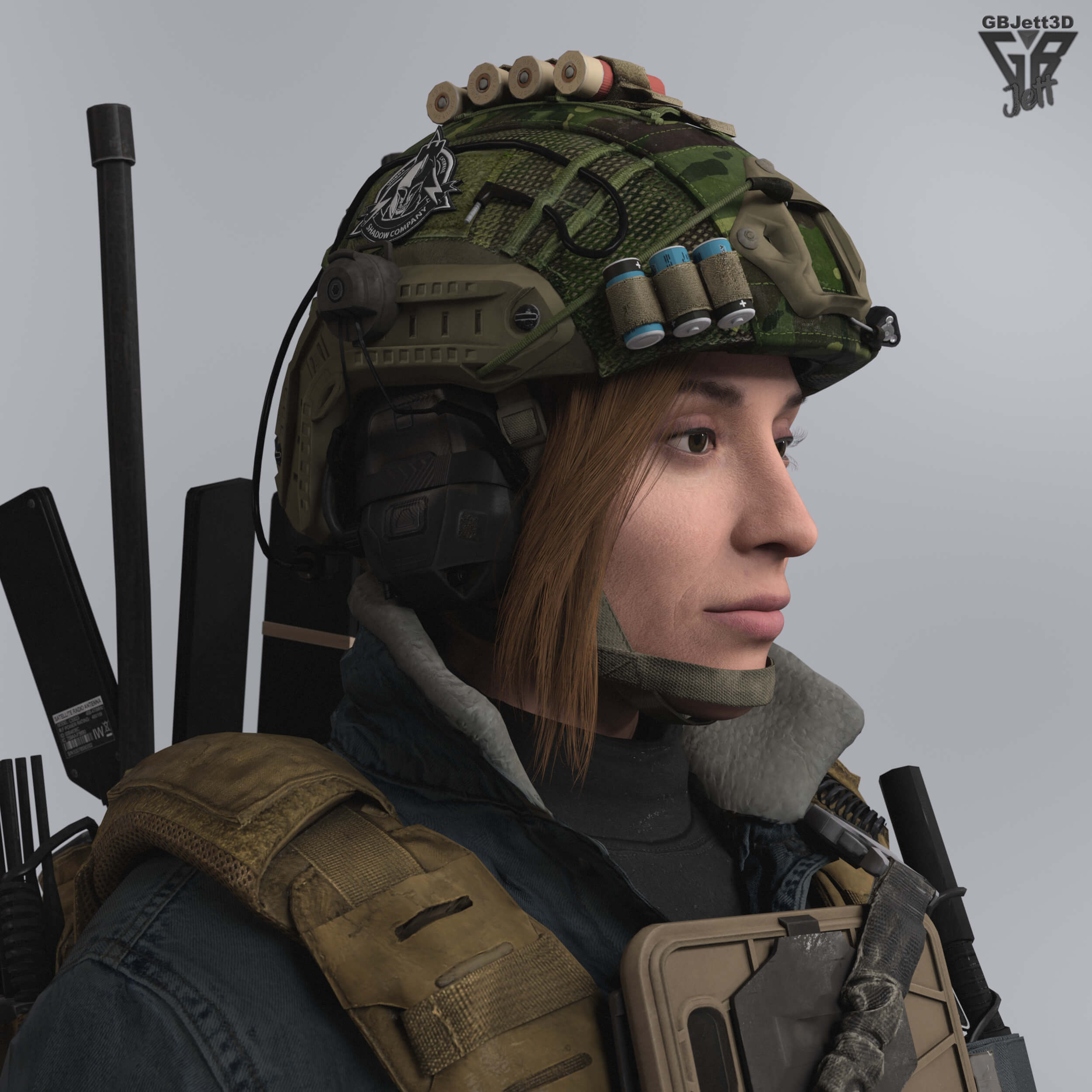 GBJ Dallie for Genesis 9 Daz Content