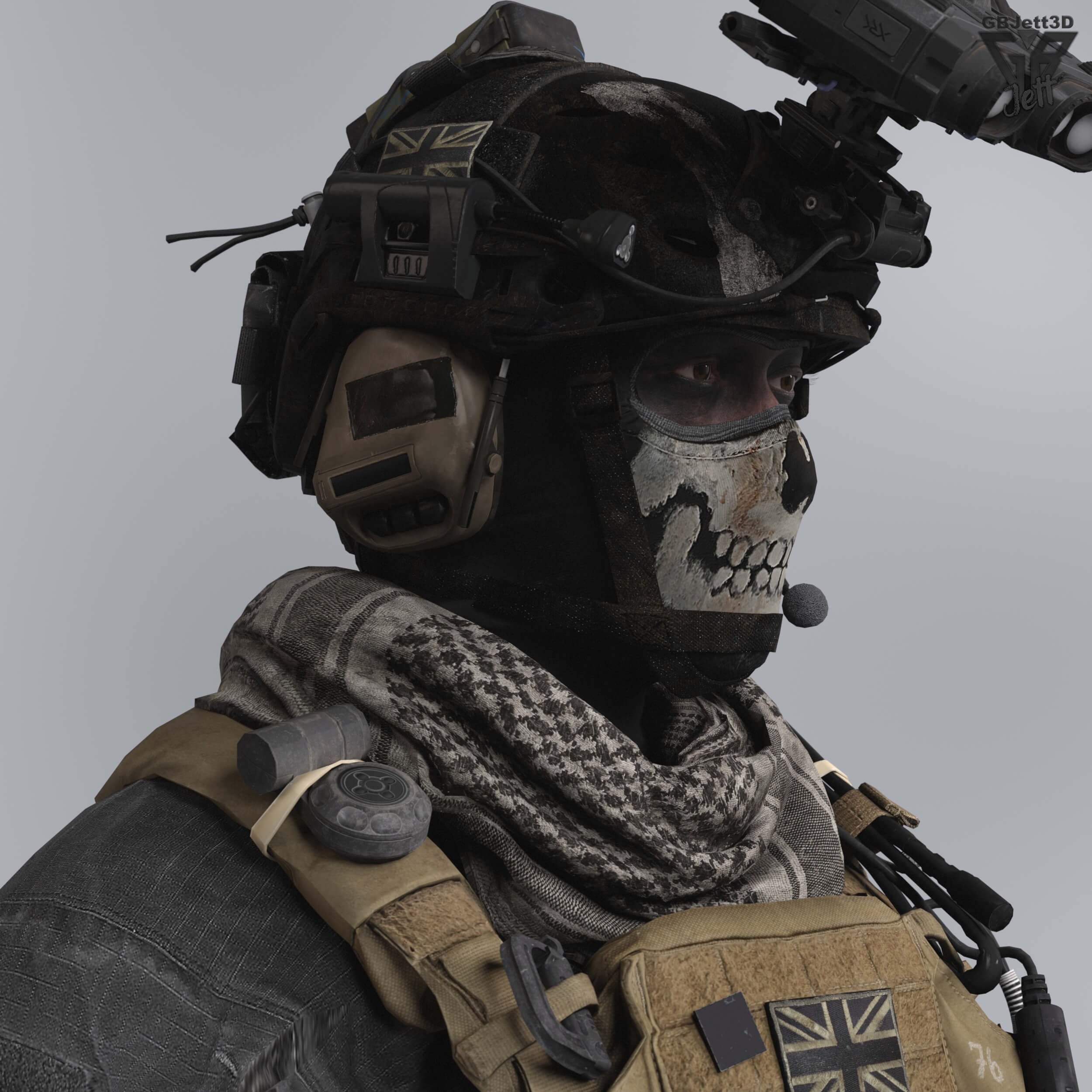 GBJ Specter for Genesis 9 Daz Content