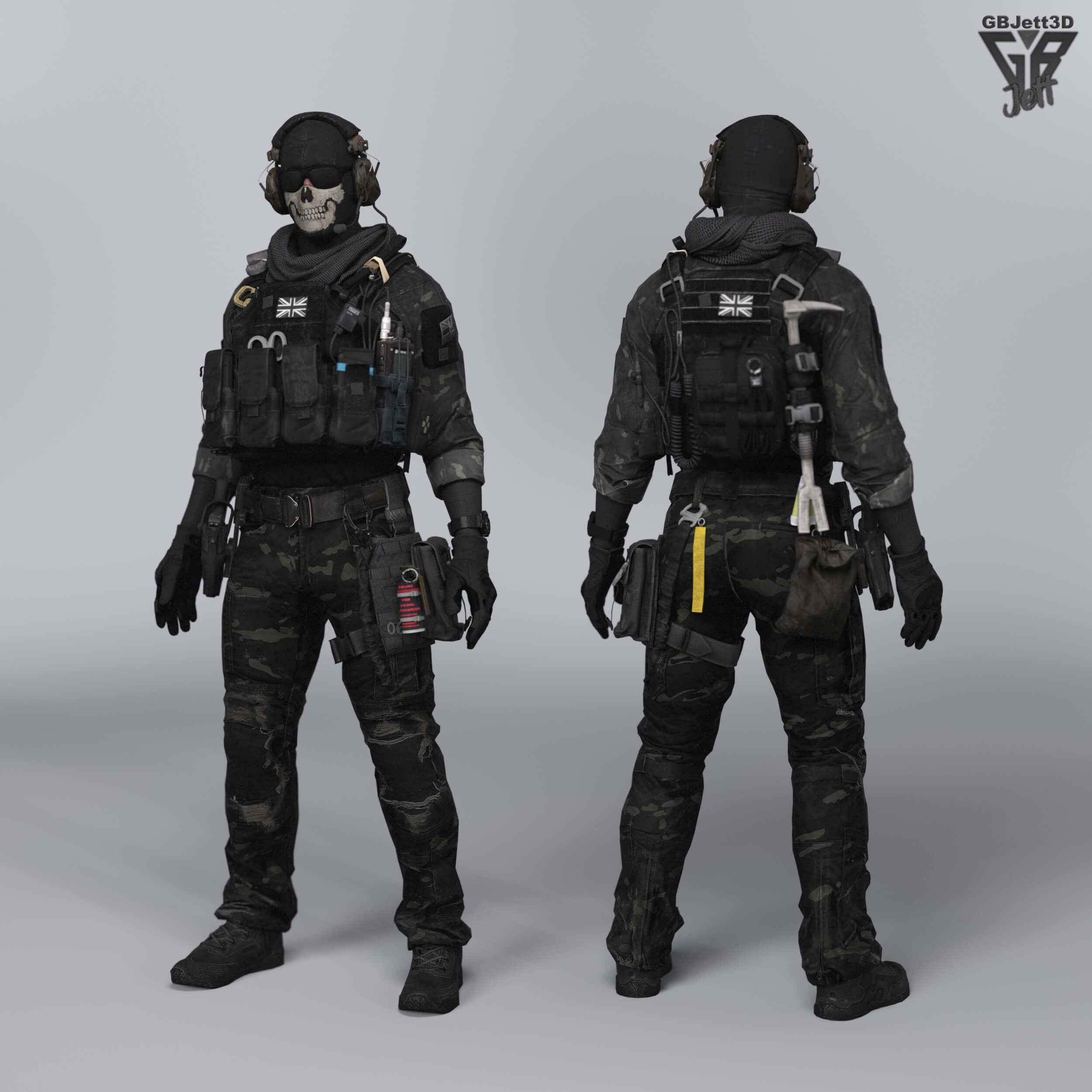 GBJ Specter for Genesis 9 Daz Content