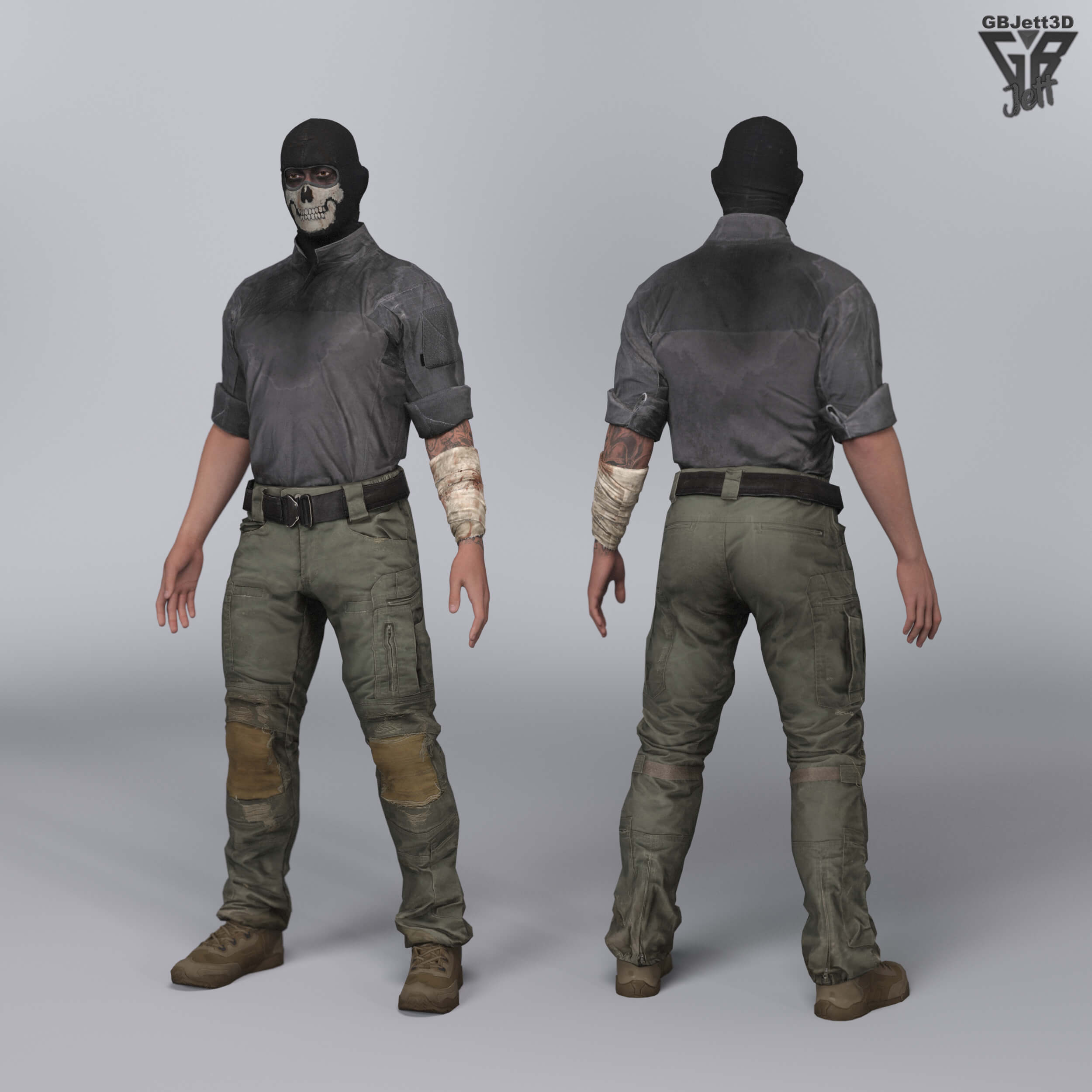 GBJ Specter for Genesis 9 Daz Content