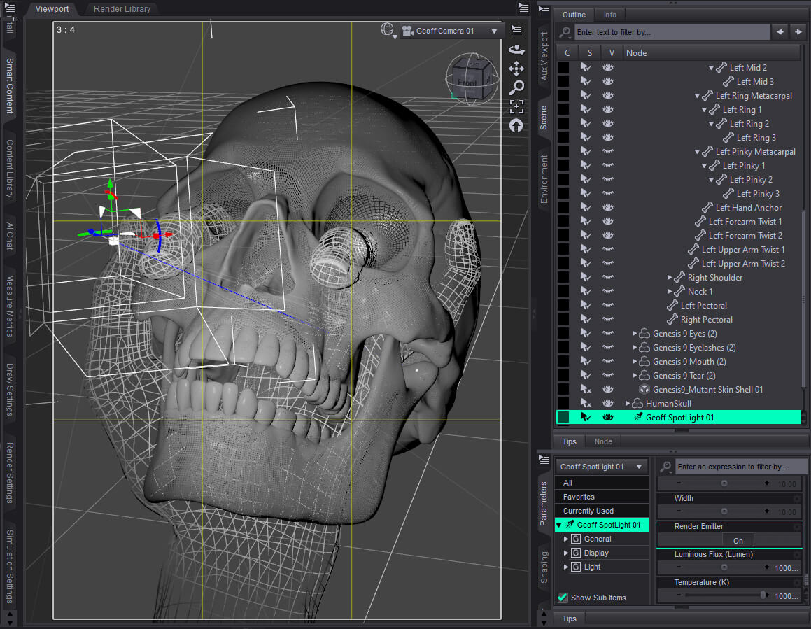 Alas Poor Yorick 3D Render, Digital Artwork by GeeMac