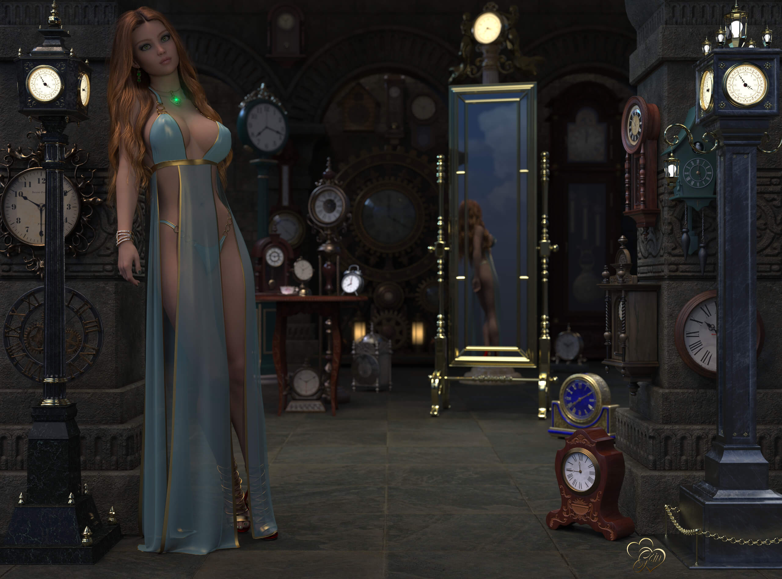 Cliodhnas Dream... Or Was It 3D Render, Digital Artwork by Gein