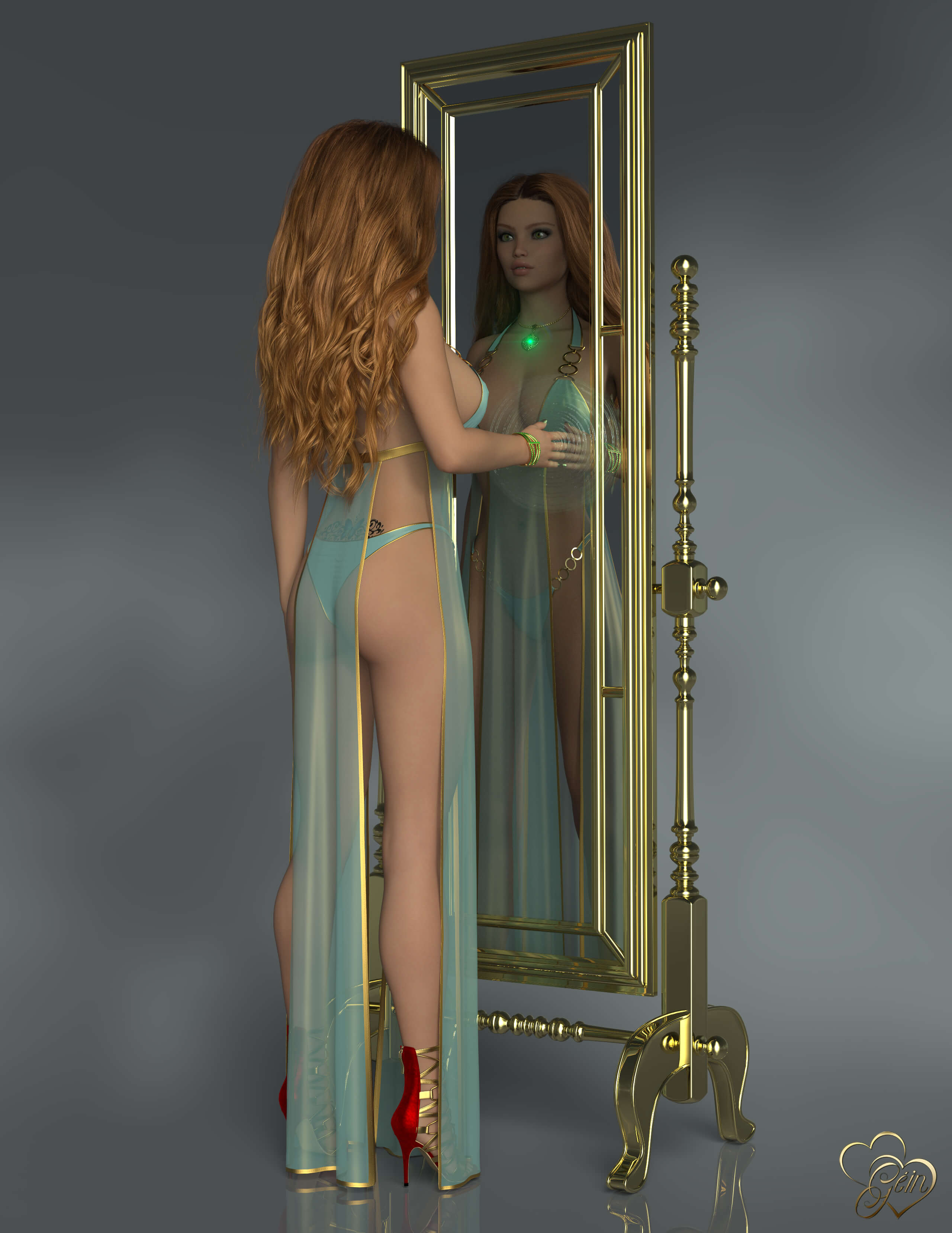 Cliodhnas Dream... Or Was It 3D Render, Digital Artwork by Gein
