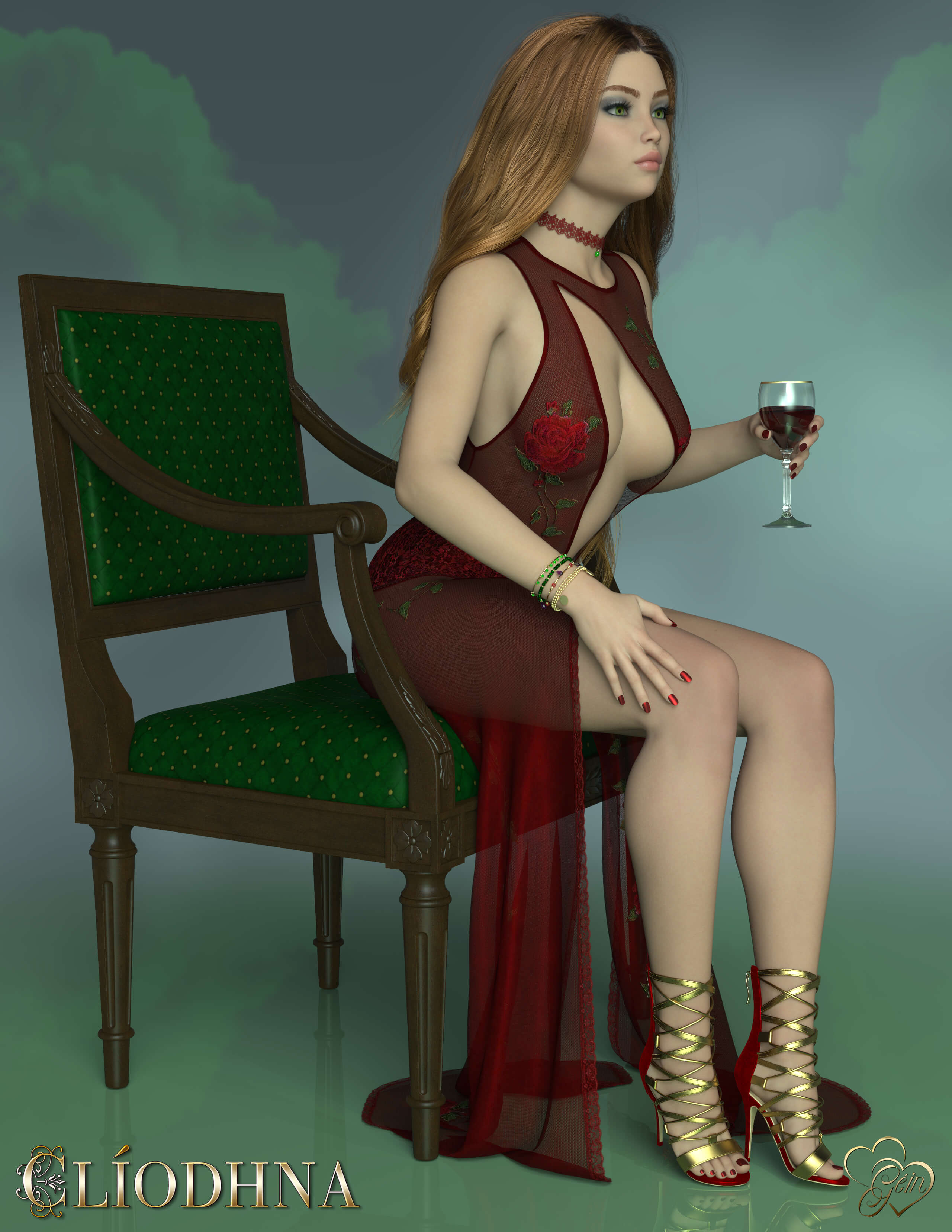 The White Pony Inn 3D Render, Digital Artwork by Gein