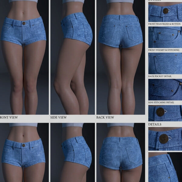 GD Denim Shorts