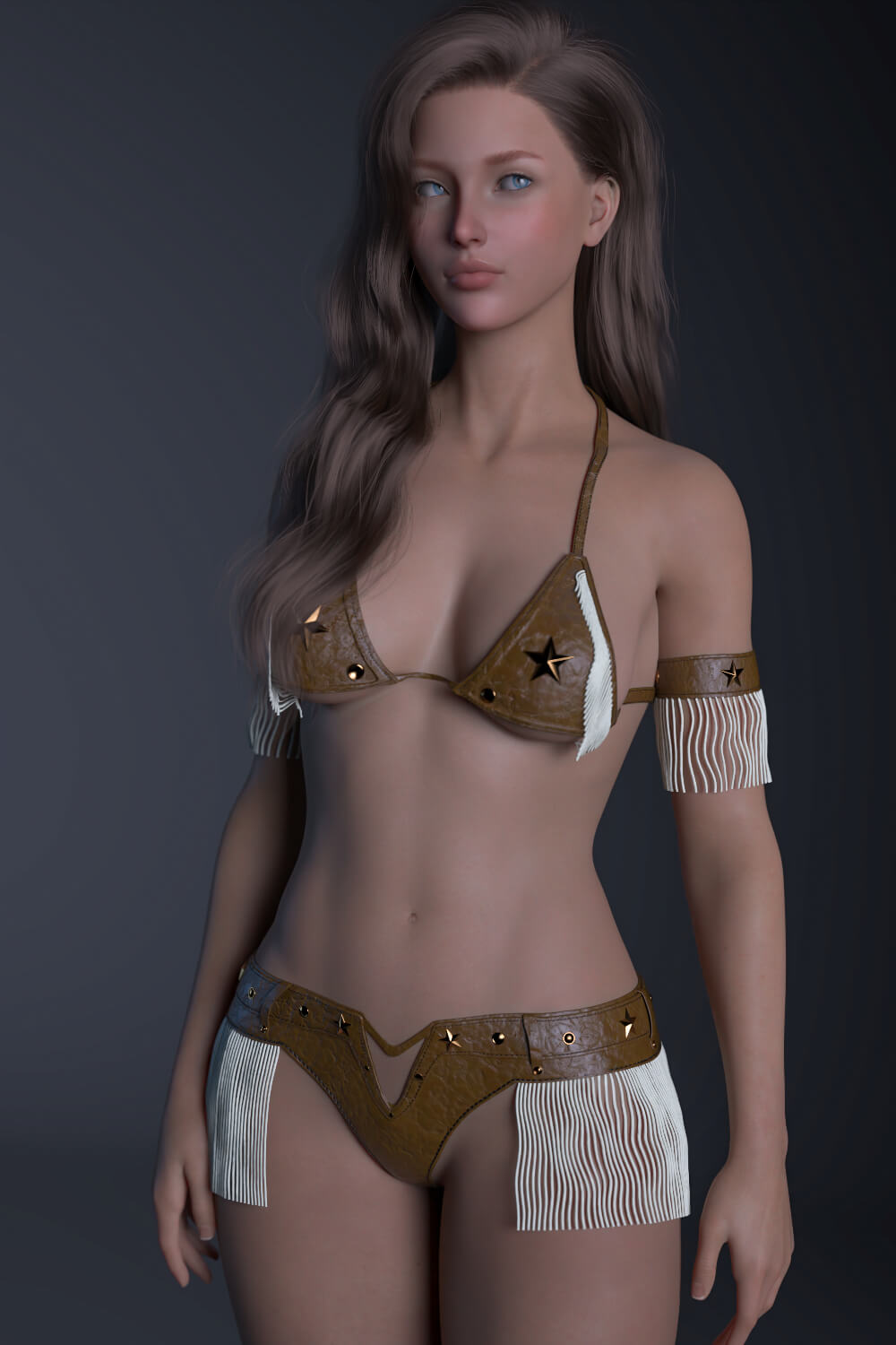 GD Wild West Outfit for G8F and G8.1F Daz Content